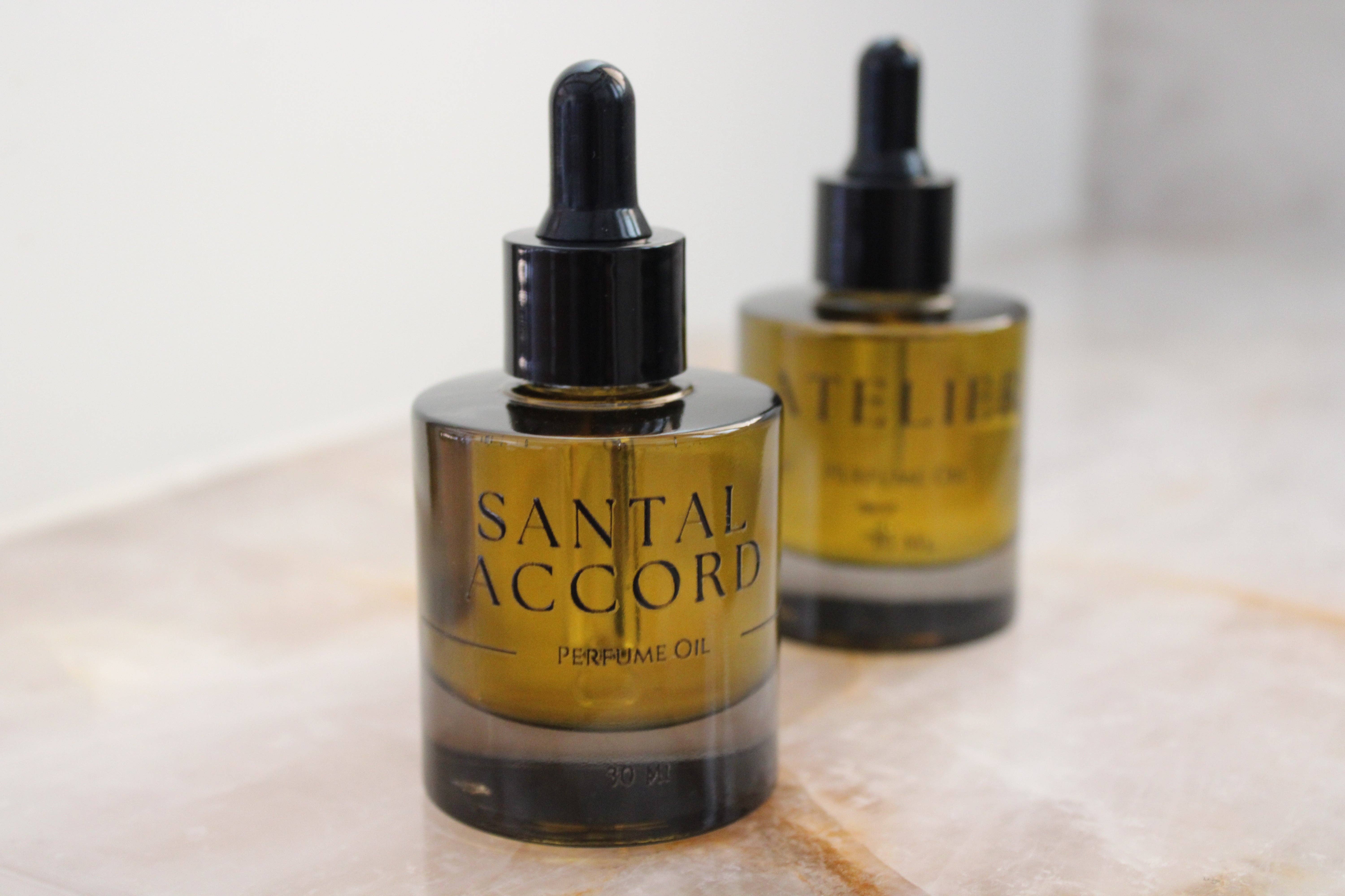 Handcrafted Perfume Oil | Organic Unisex Scent| Jojoba oil: Santal Accord, 35 Ml, photo 1 of 6