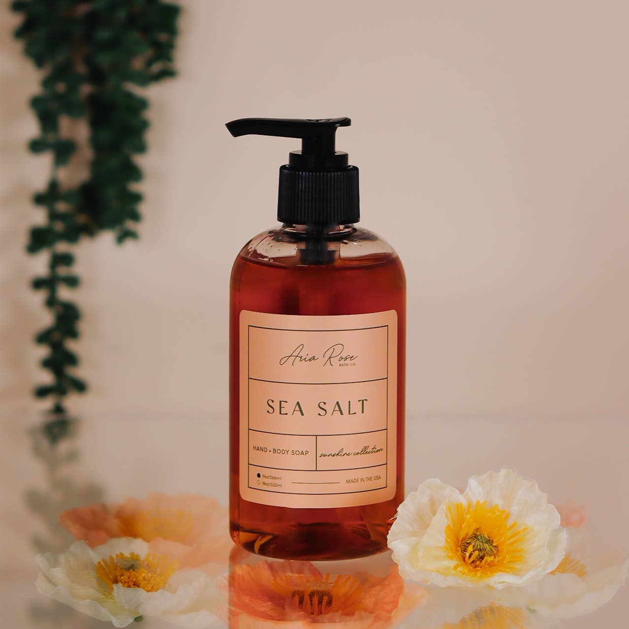 Sea Salt Hand + Body Liquid Soap - Sunshine Collection: 9 oz, photo 1 of 4