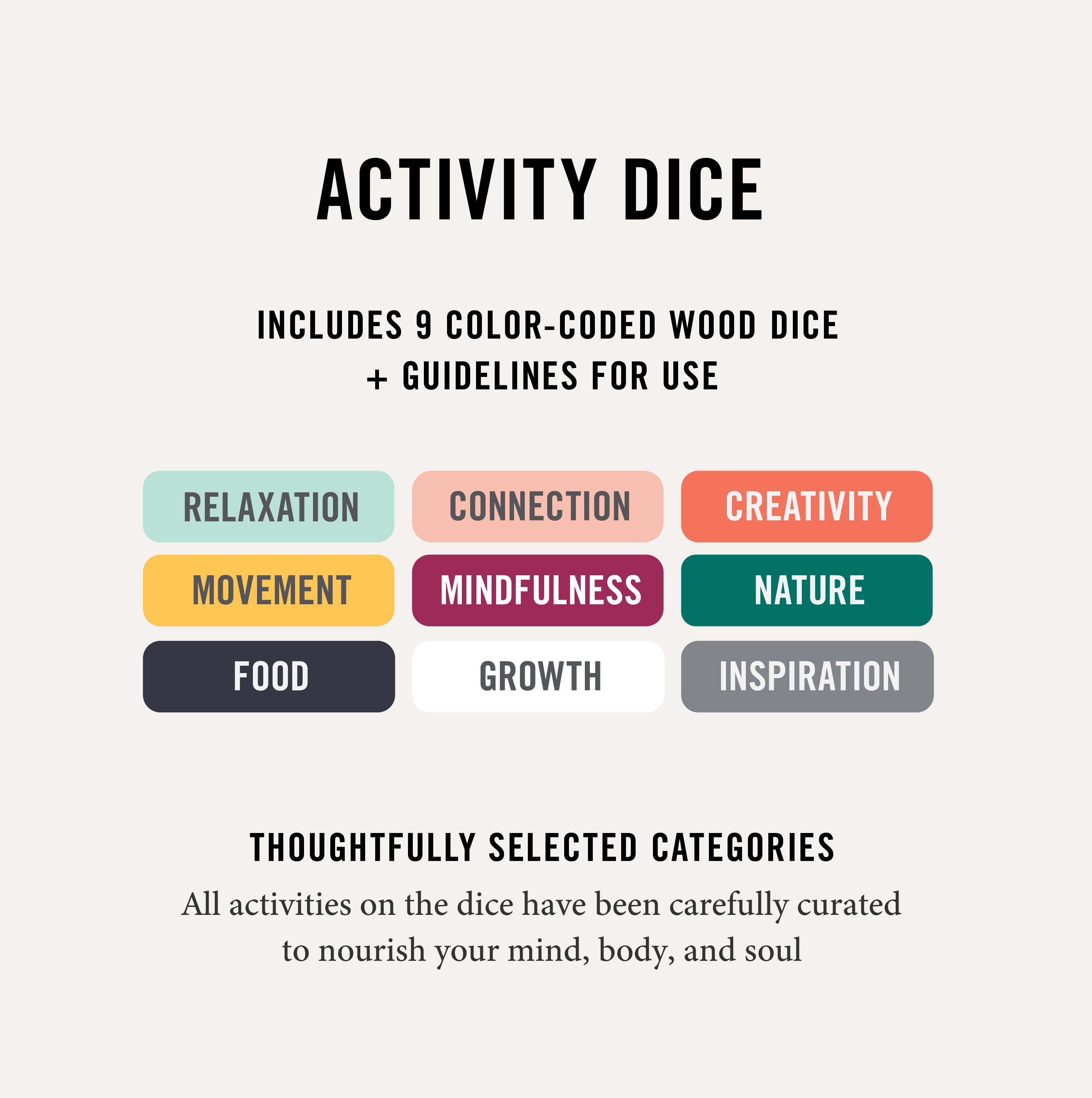 Activity Dice - Inspiration for Mood-boosting Activities, photo 3 of 8