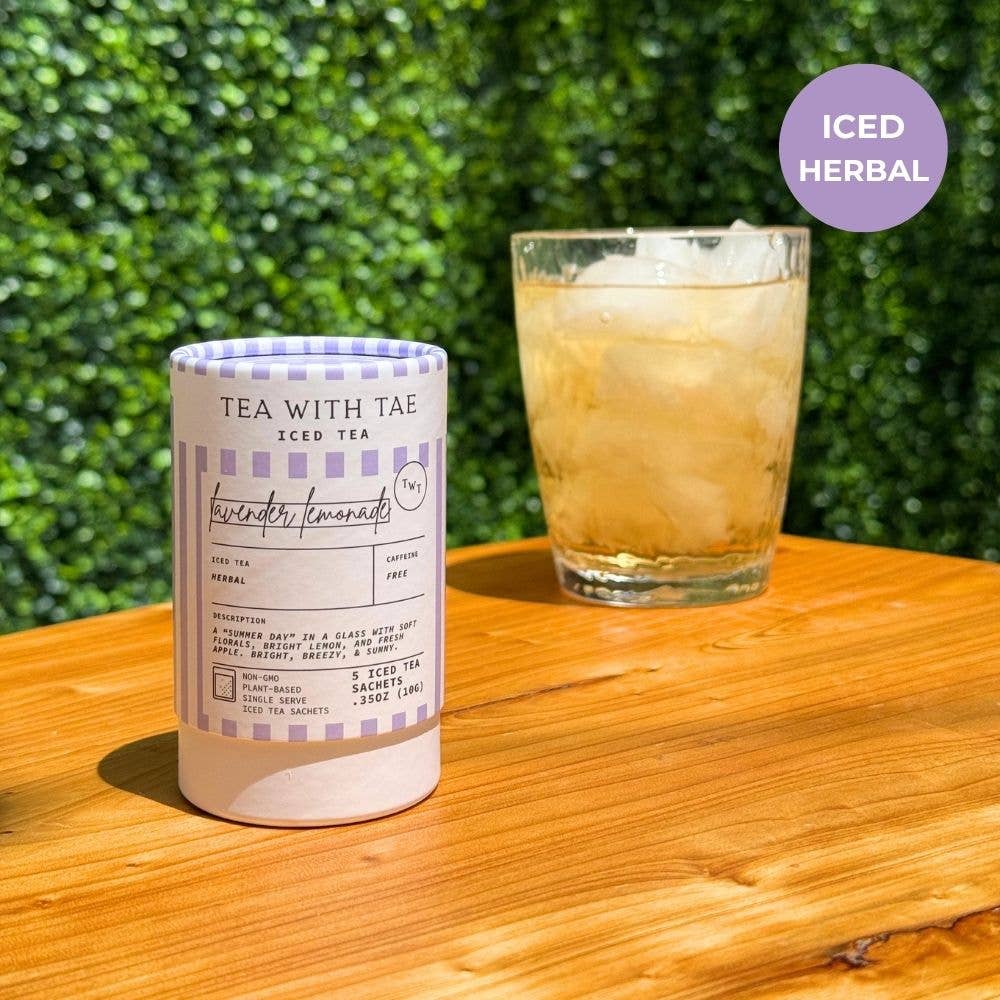 Lavender Lemonade Iced Mini Tea Tube (5 iced sachets), photo 4 of 5