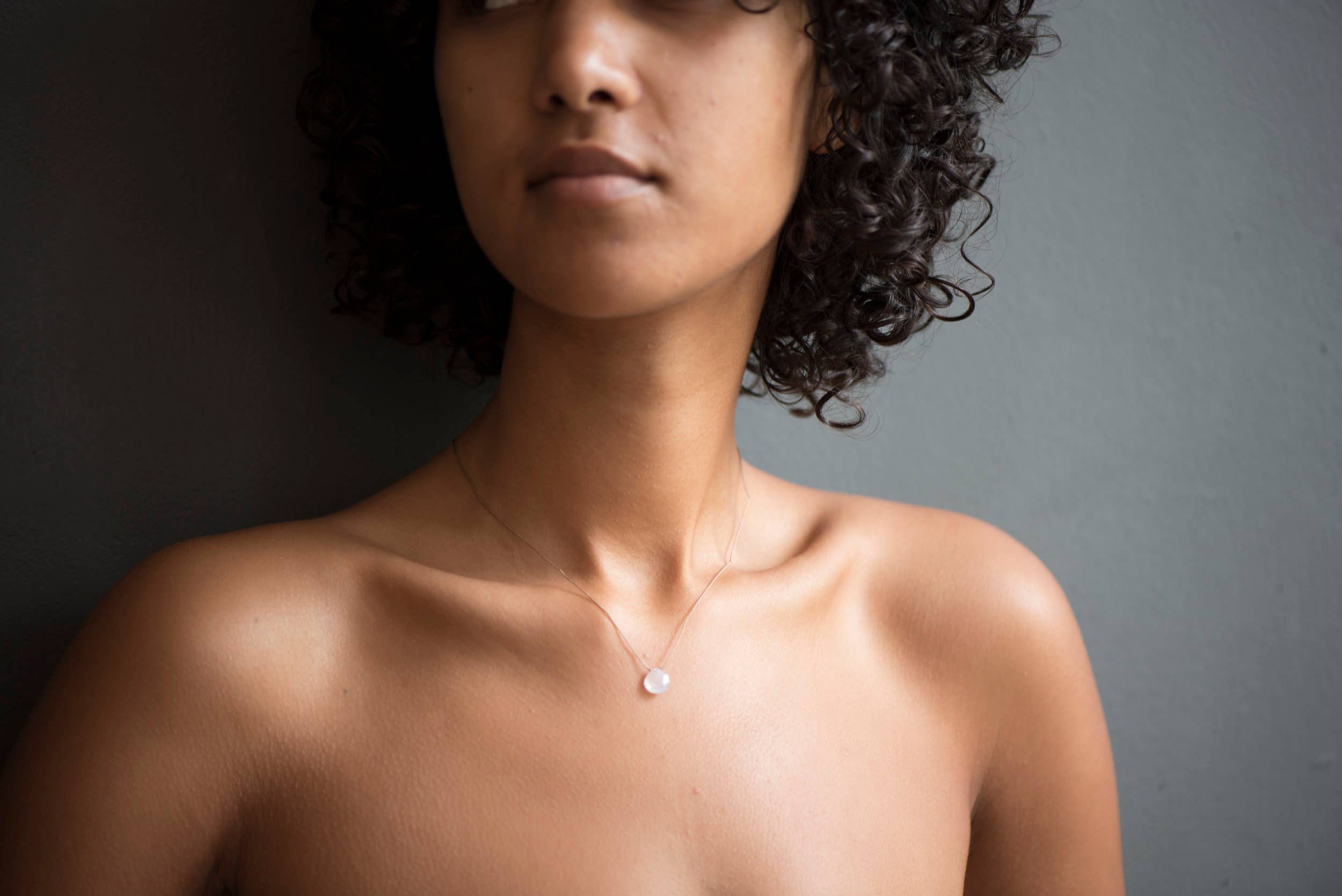 Teardrop Necklace - Bestseller: Blue Chalcedony, Single, photo 3 of 8