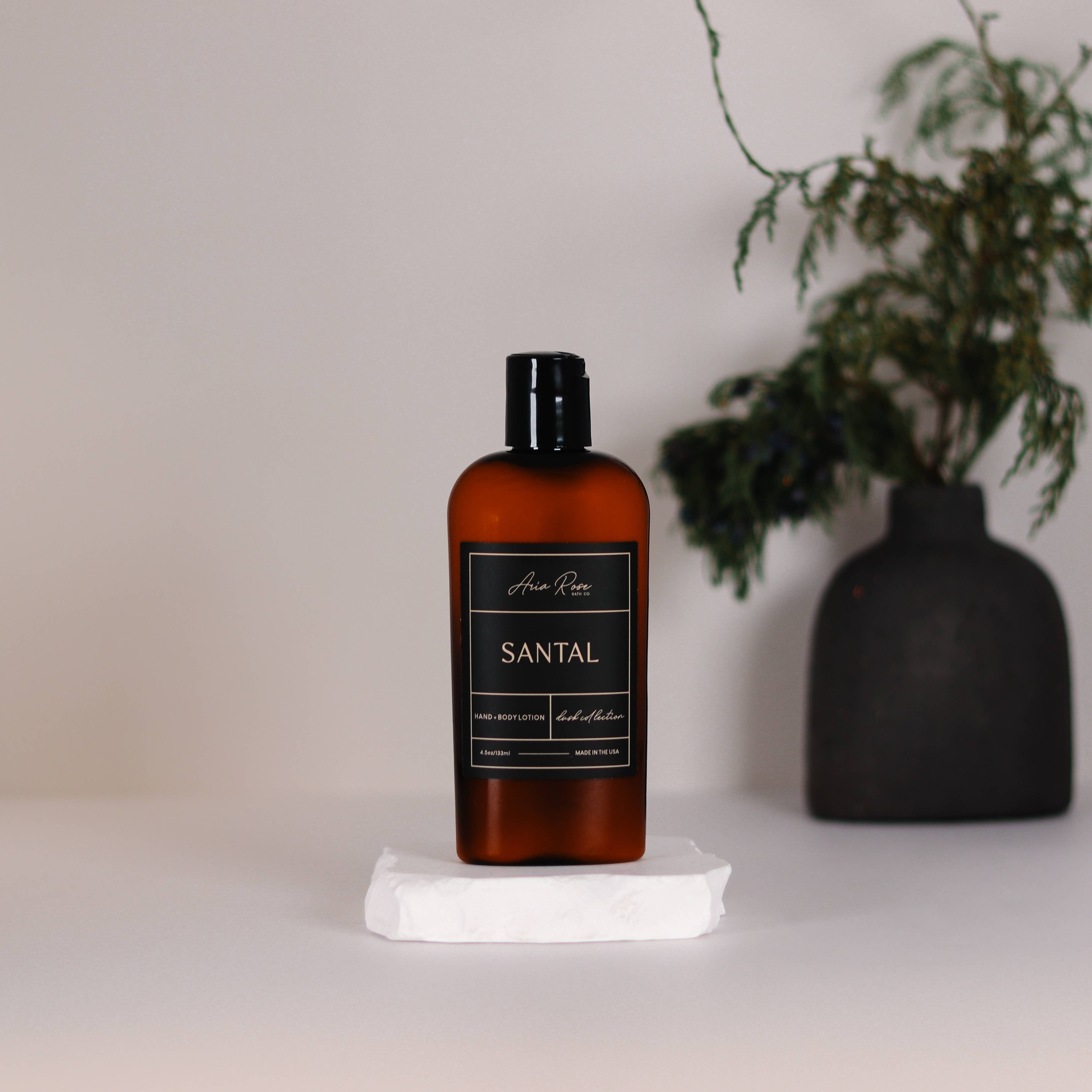 Santal Hand + Body Lotion - Dusk Collection: 8oz, photo 3 of 4