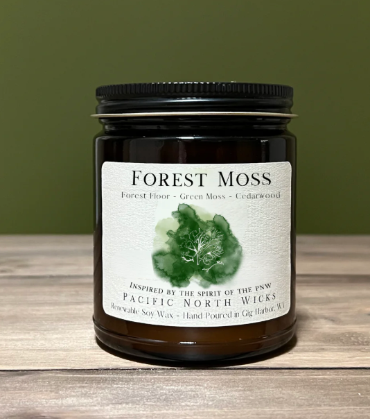 Forest Moss Hand Poured Candle