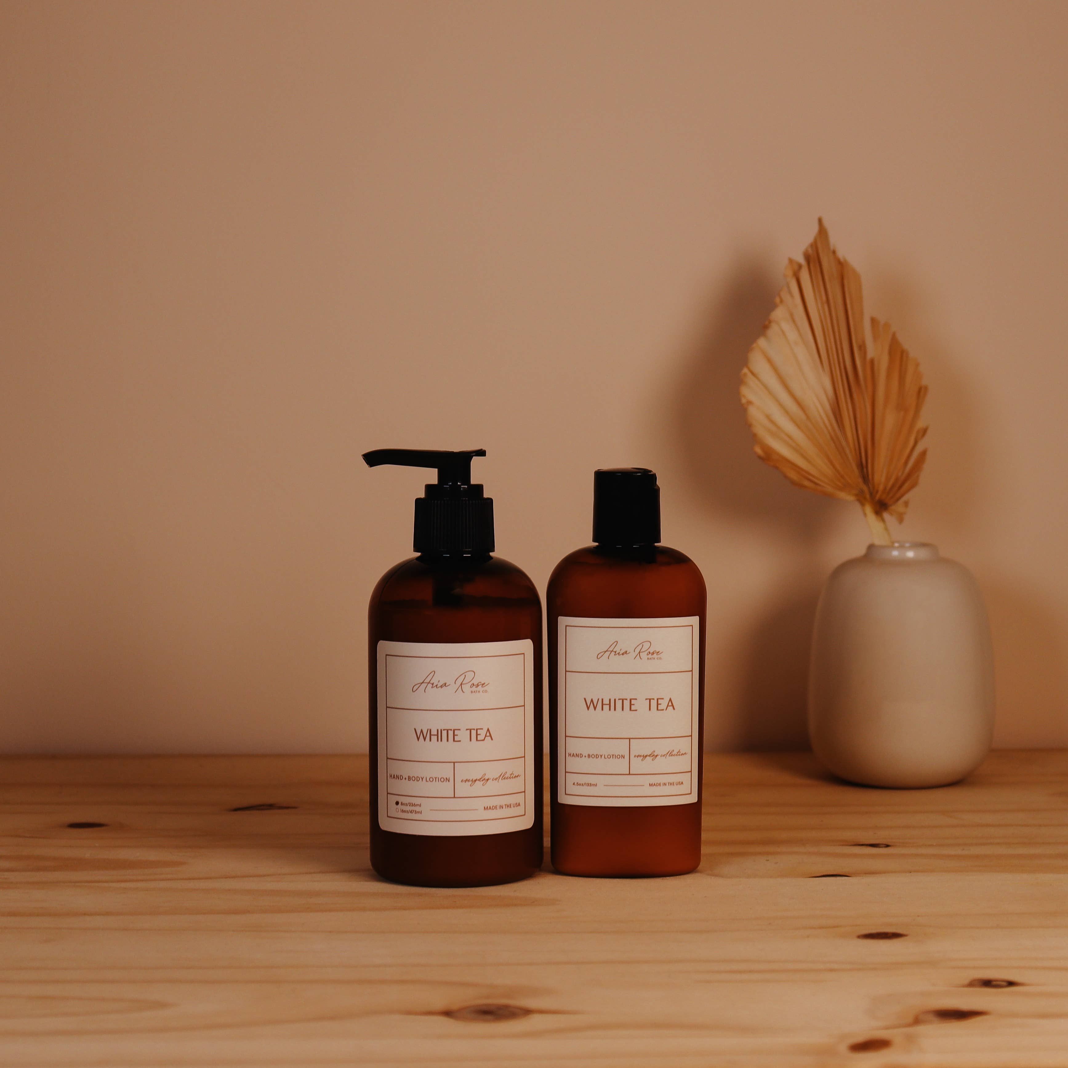 White Tea Hand + Body Lotion: 8oz, photo 2 of 4