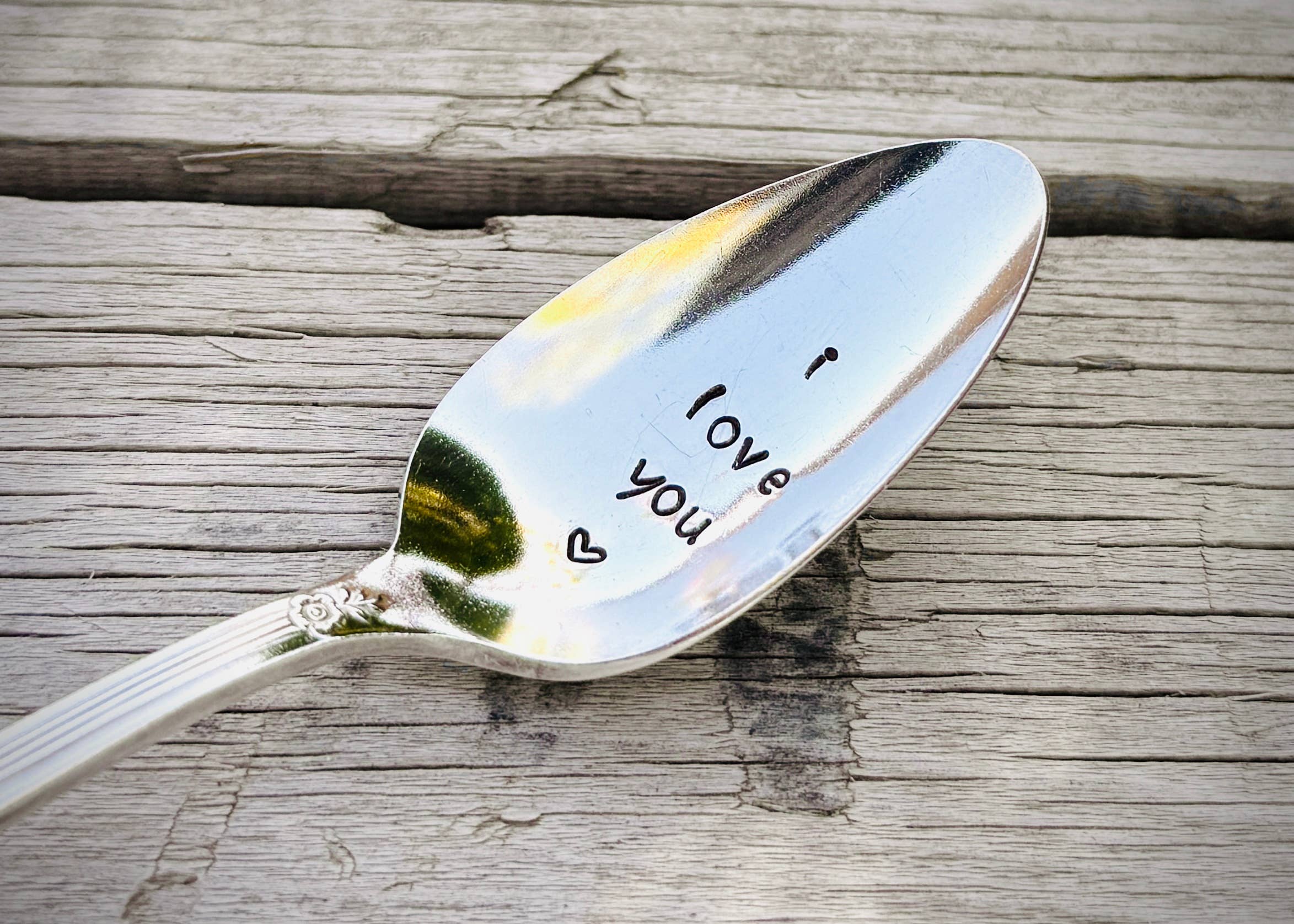 I love you - vintage teaspoon