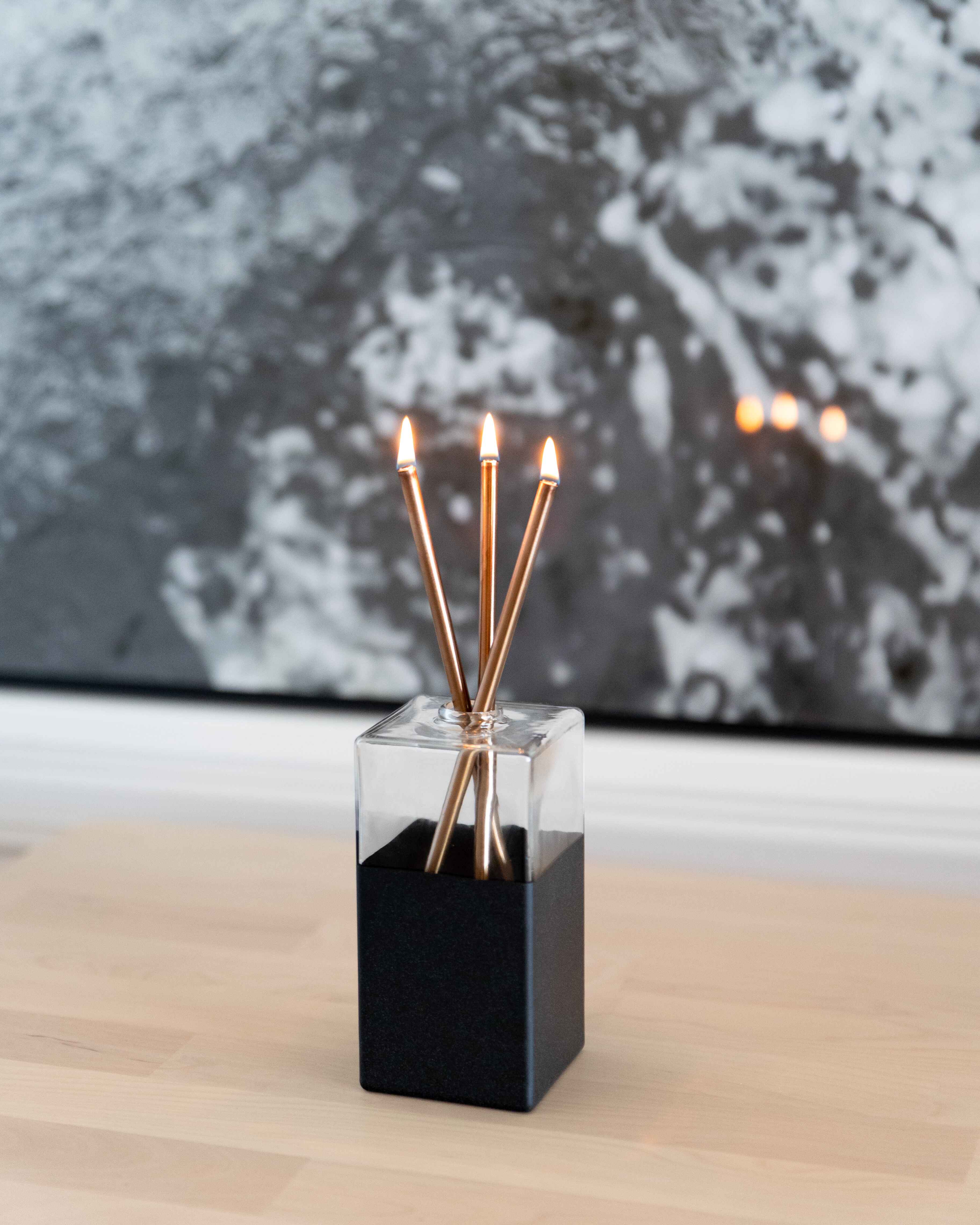 Champagne Everlasting Candles – Reusable Steel Oil Candles, photo 6 of 8