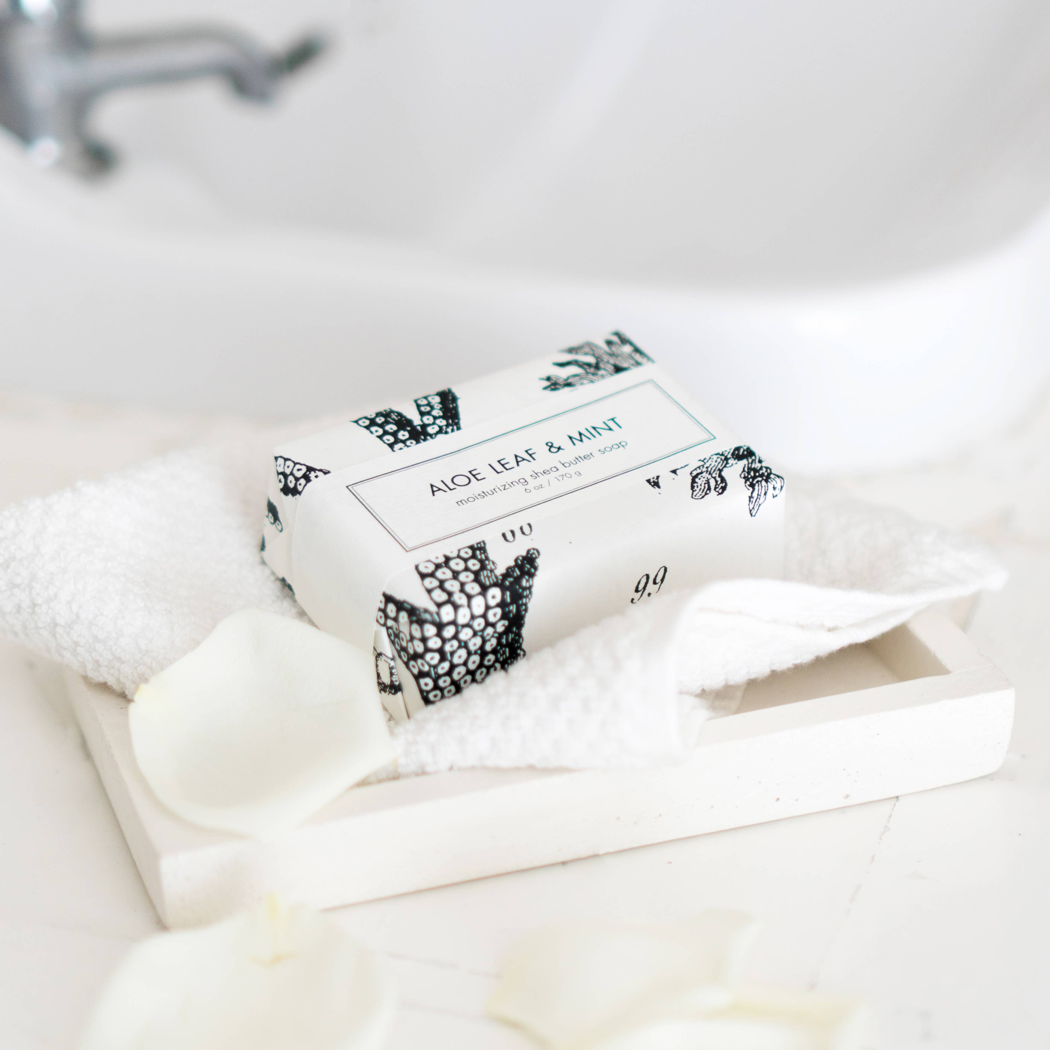 Aloe Leaf & Mint Shea Butter Soap - Bath Bar, photo 5 of 6
