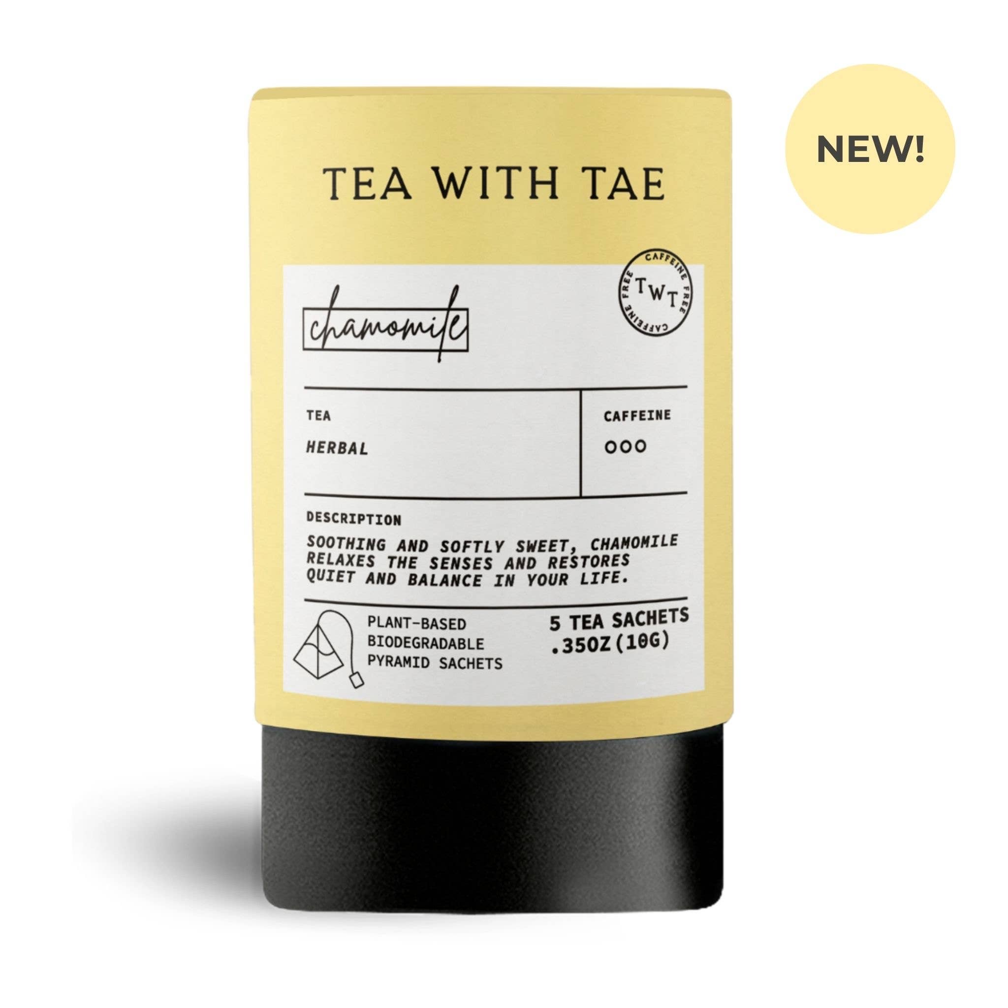 Chamomile Mini Tea Tube (5 tea bags), photo 1 of 8