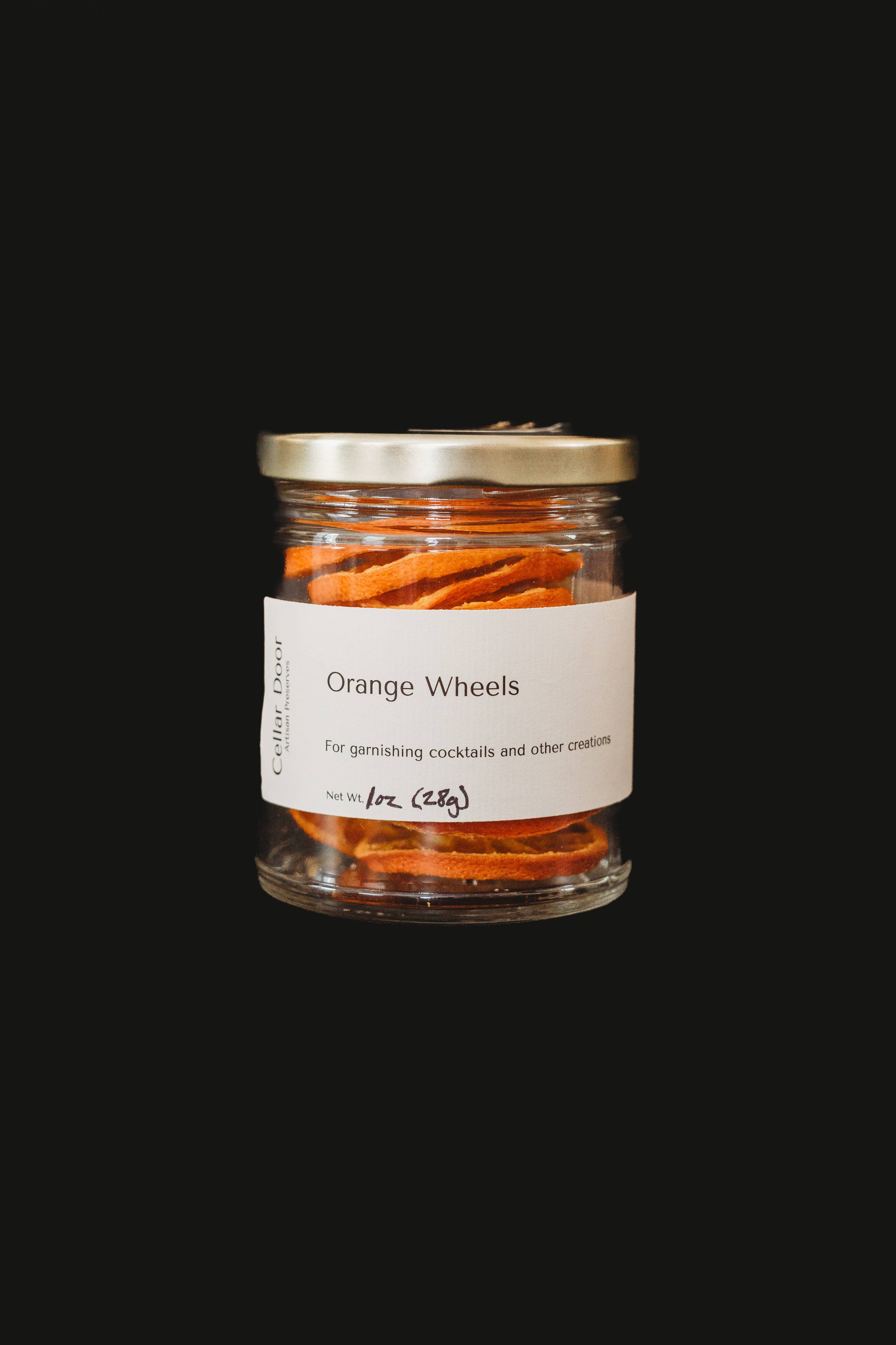 Dehydrated Orange Wheels: 1oz glass jar, photo 7 of 8