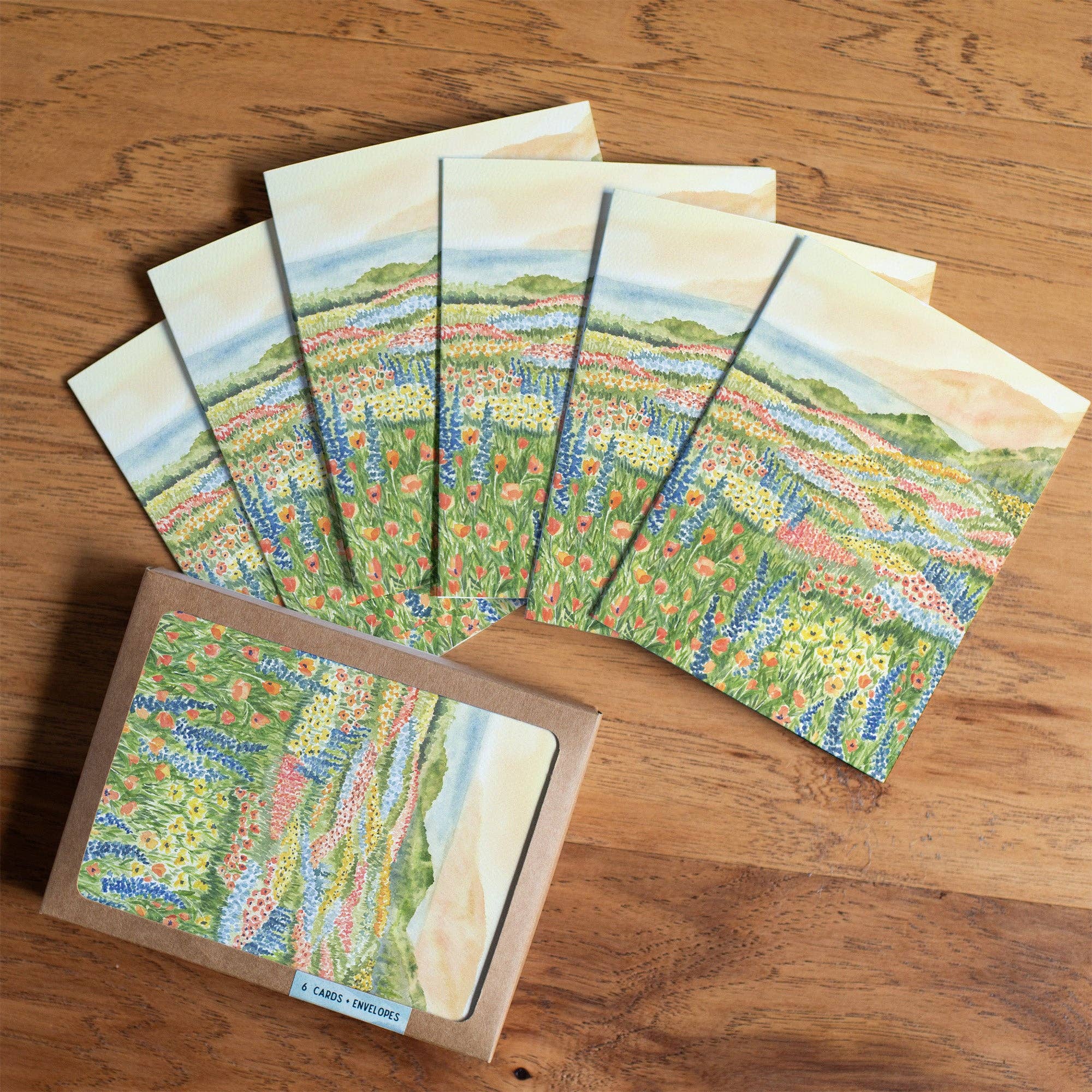 Coastal Blooms Greeting Card | Everyday Wildflower Card: Single Card, photo 5 of 6