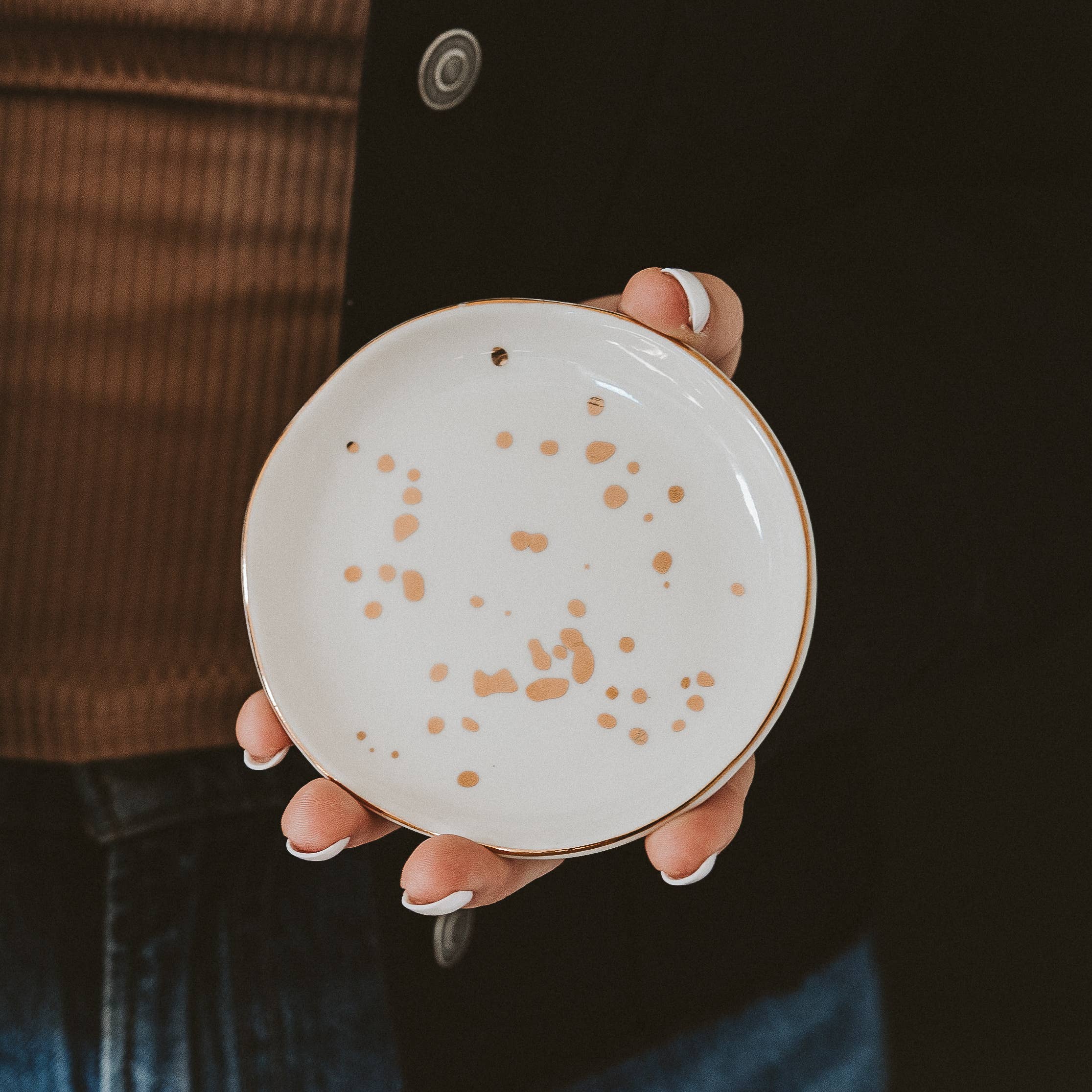 Speckled Jewelry Dish - Home Decor & Gifts, photo 2 of 4