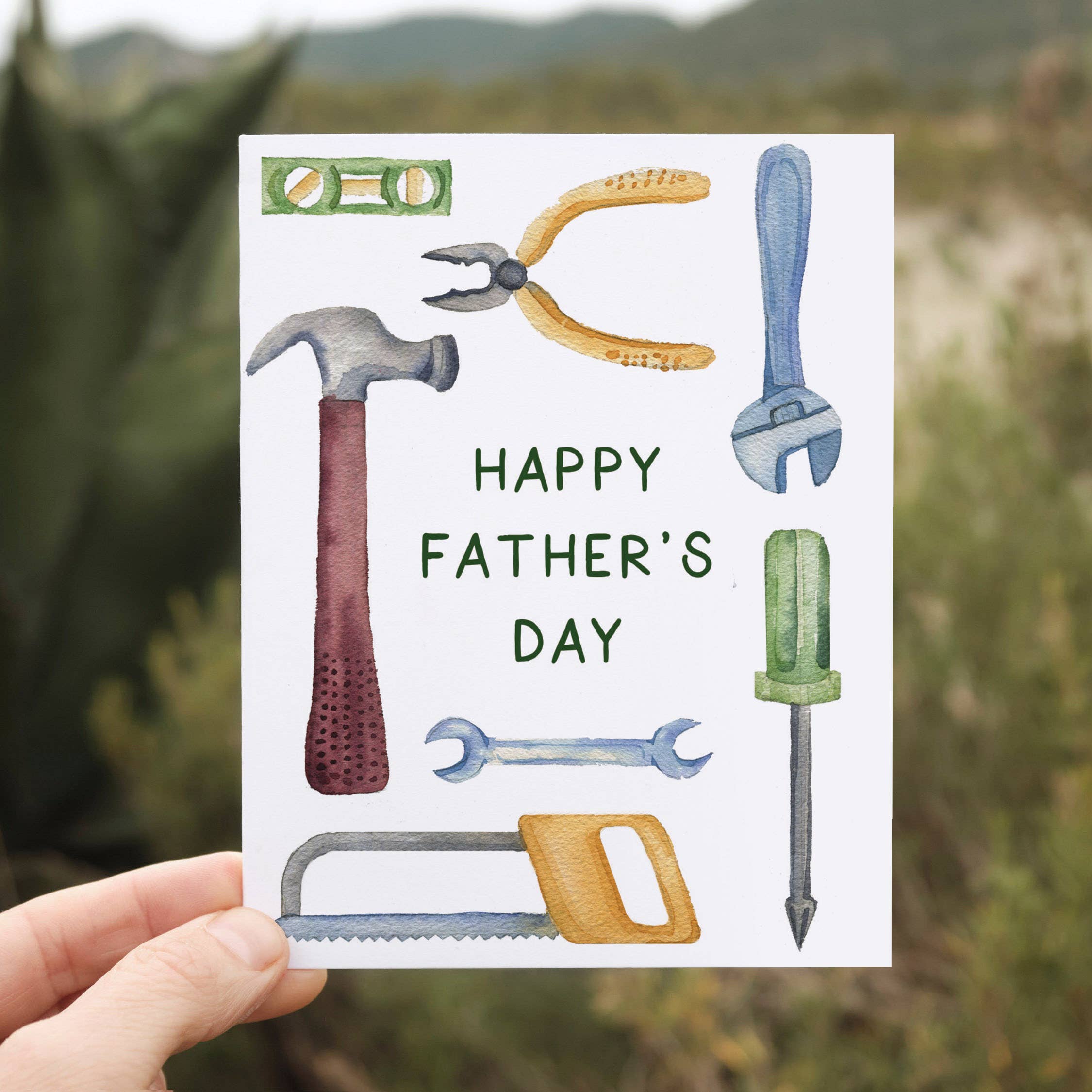 Father's Day Card | Handyman Dad and Tools Design, photo 3 of 4