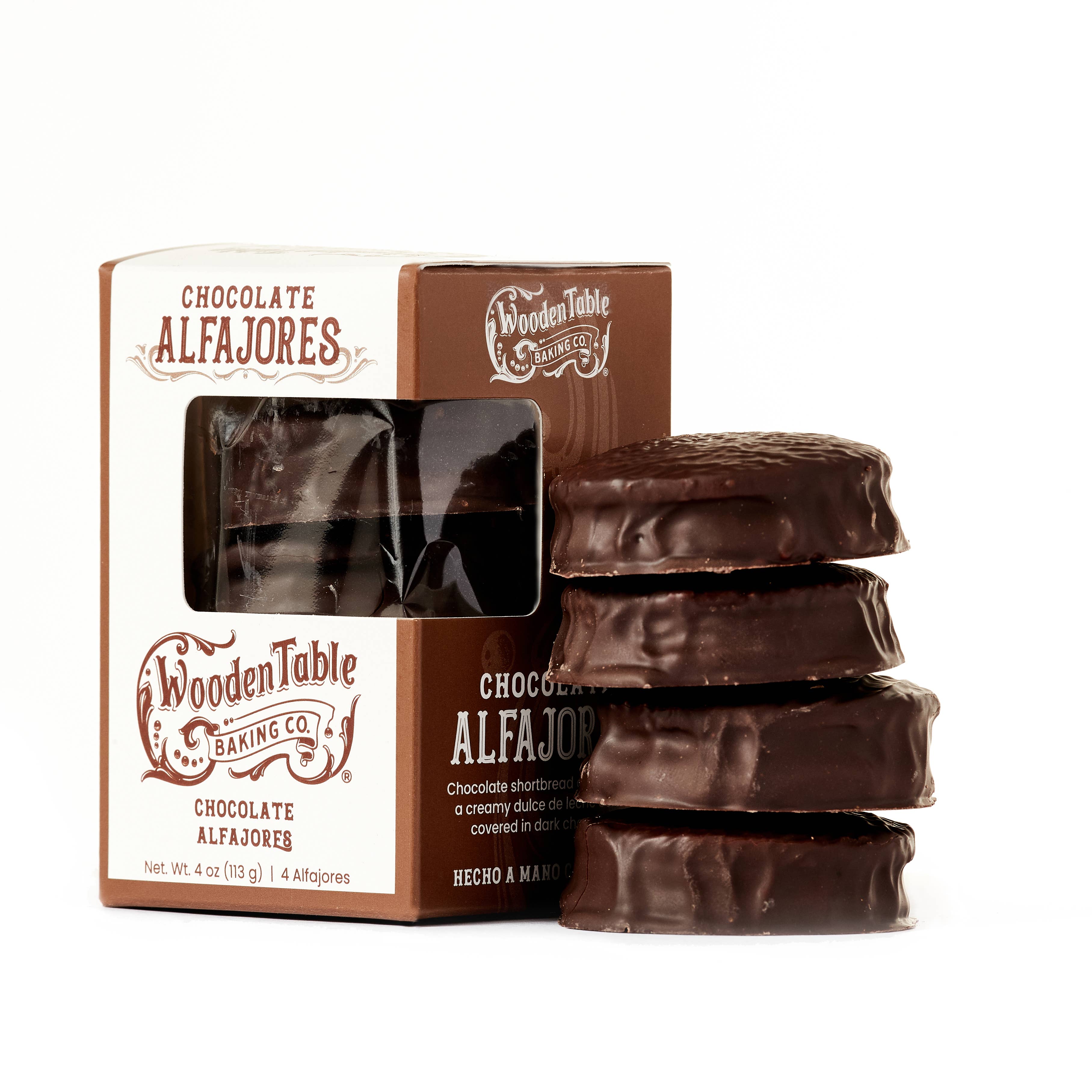 Chocolate Covered Alfajores Cookies - Box of 4, photo 1 of 4