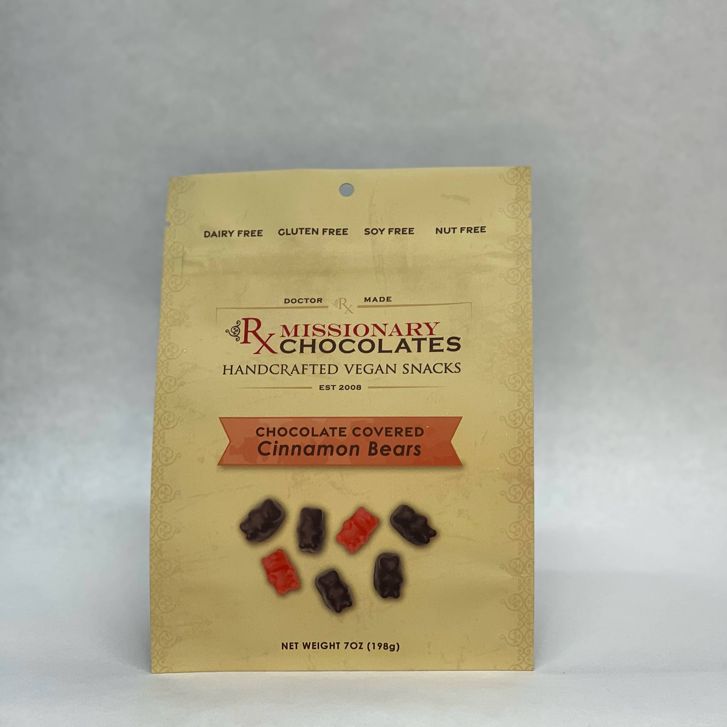 Chocolate covered Cinnamon Gummy Bears, photo 1 of 3
