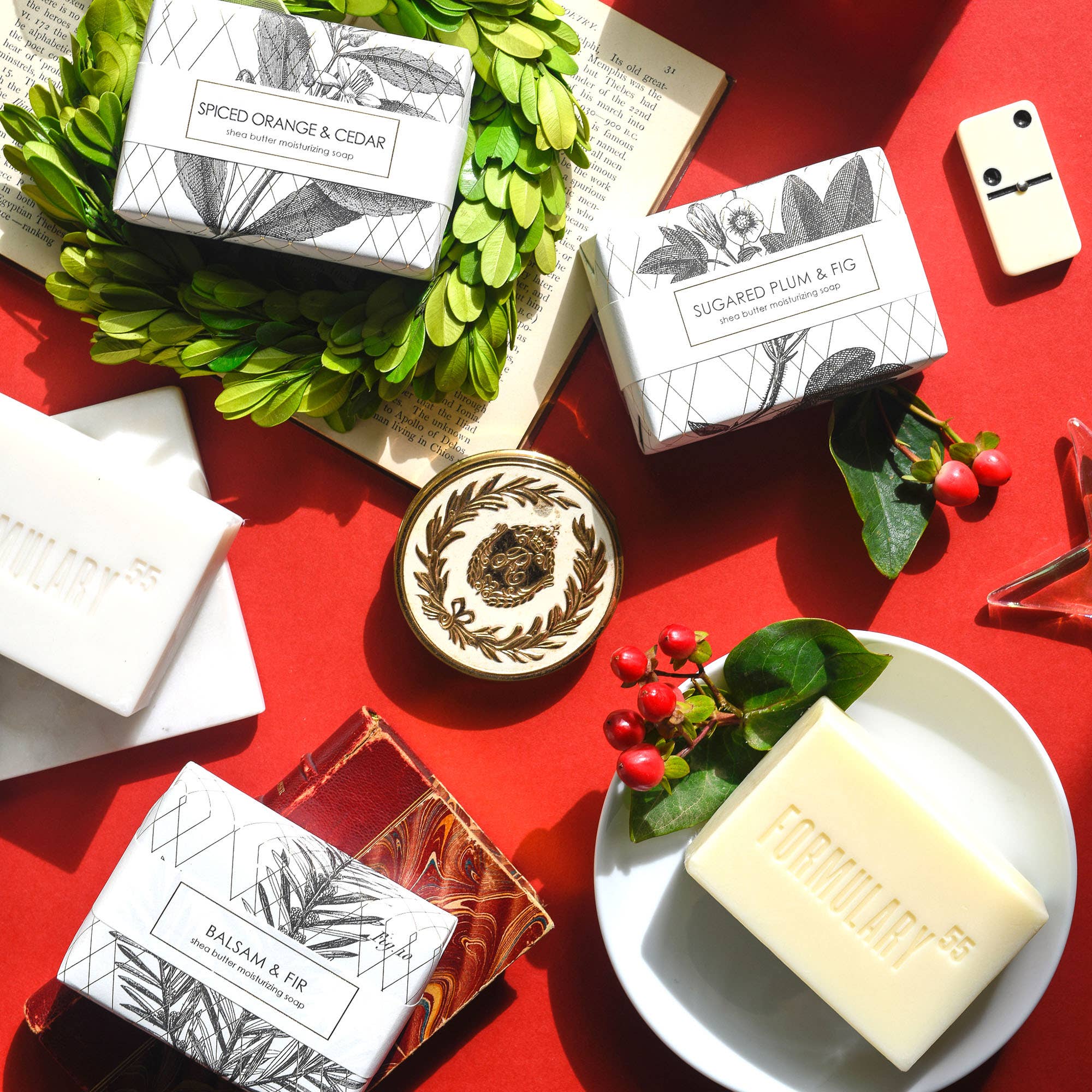 Joyeux Noel - Christmas Gold Foil Shea Butter Soap, photo 2 of 5