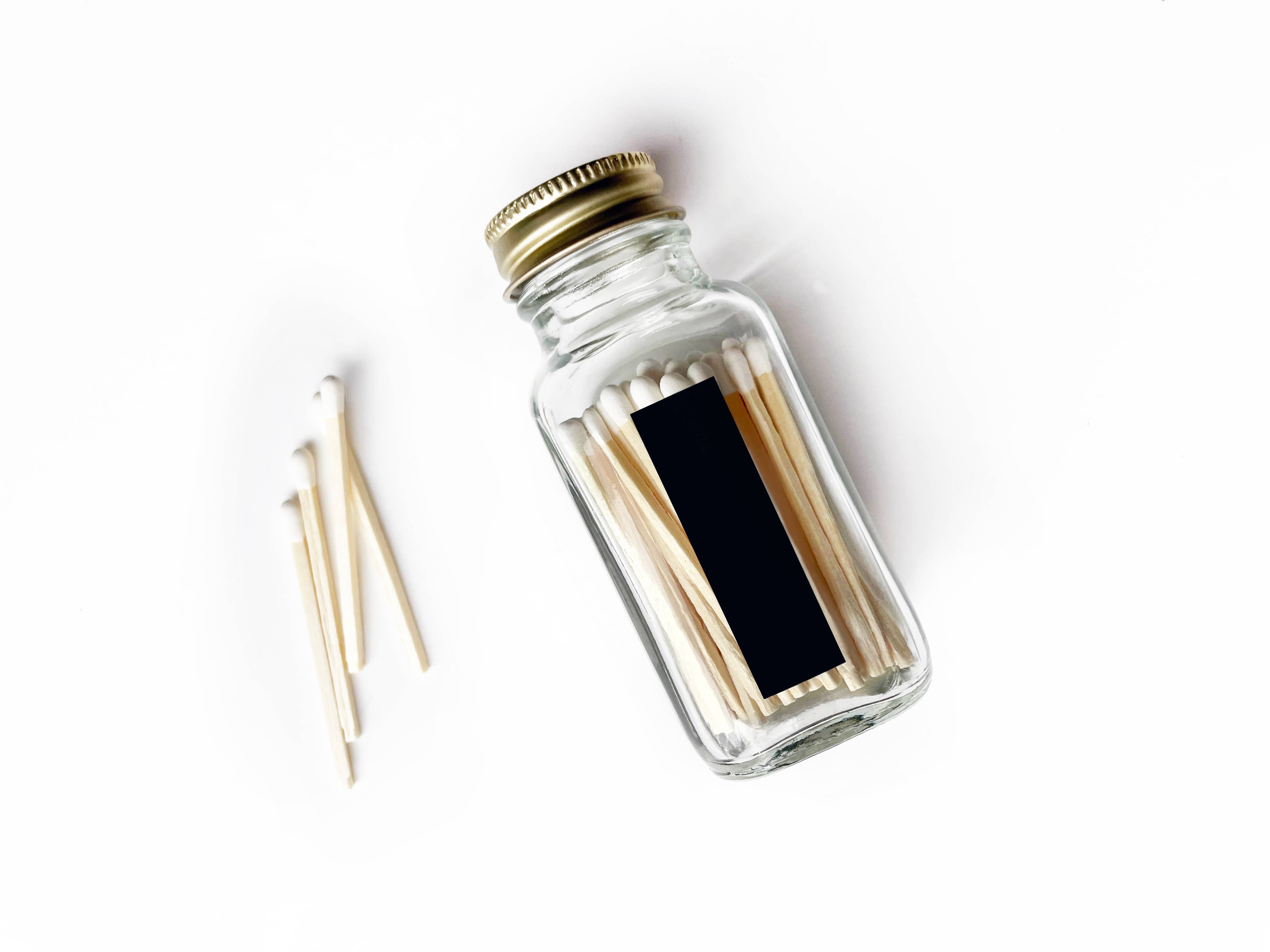 Lighthouse 2" White Match Jar | Rocky Point Match Holder, photo 5 of 8