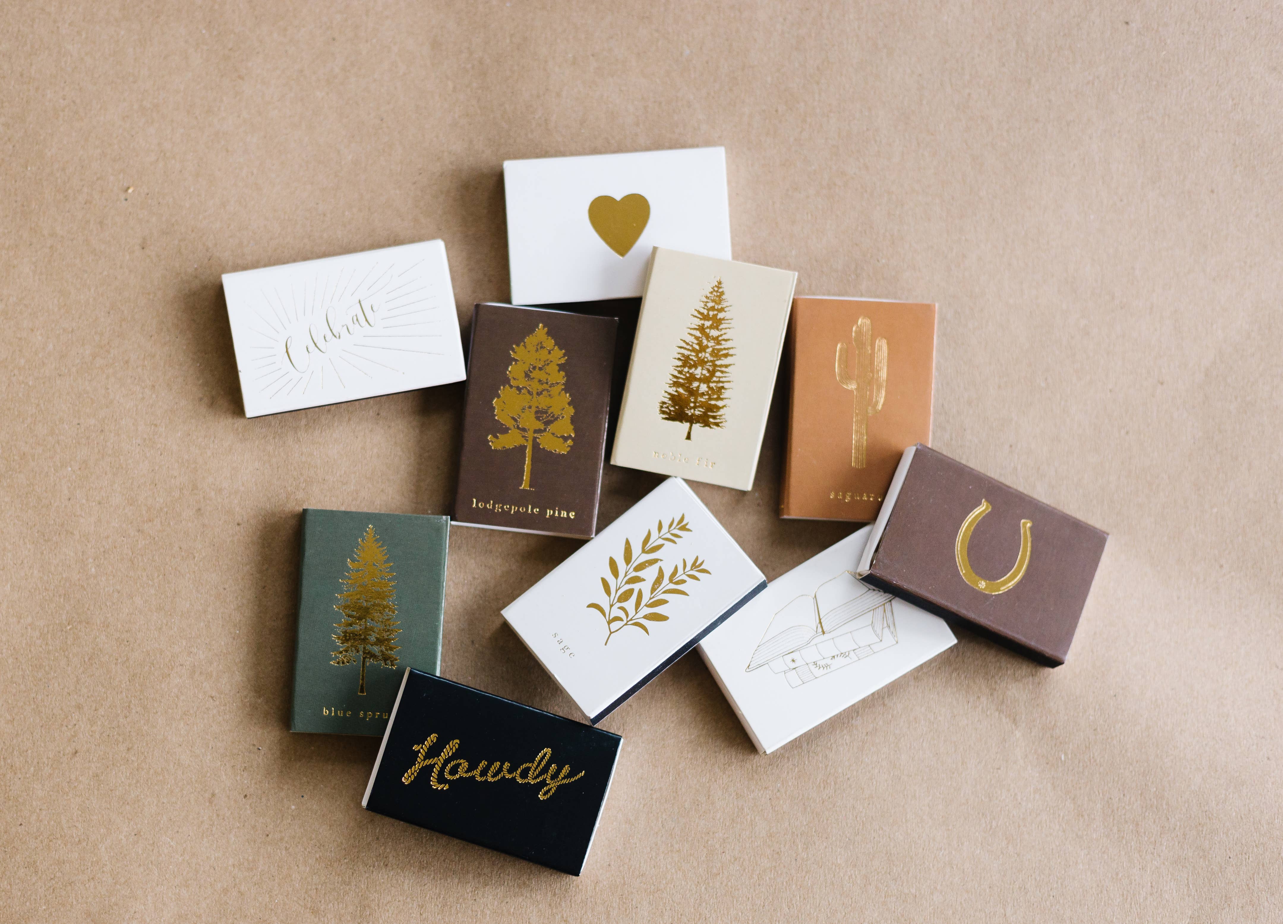 Lodgepole Pine Tree Matchbox | Tall Evergreen Matches, photo 7 of 8