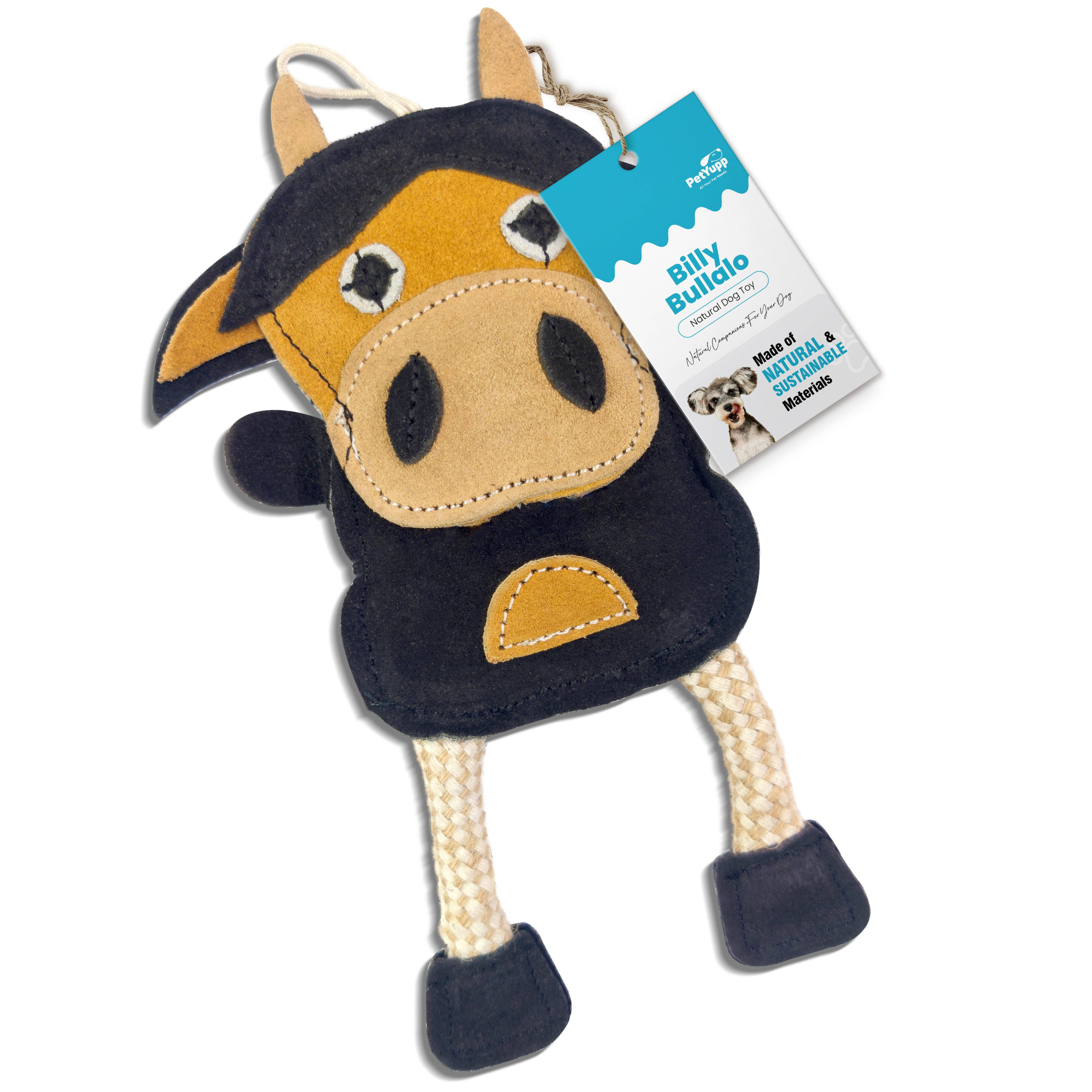 Billy Buffalo-Leather Dog Toy, photo 1 of 5