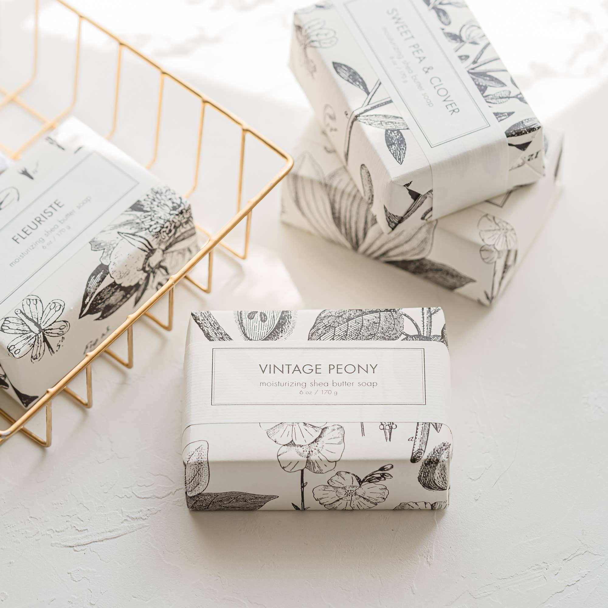 Vintage Peony Shea Butter Soap - Bath Bar, photo 8 of 8
