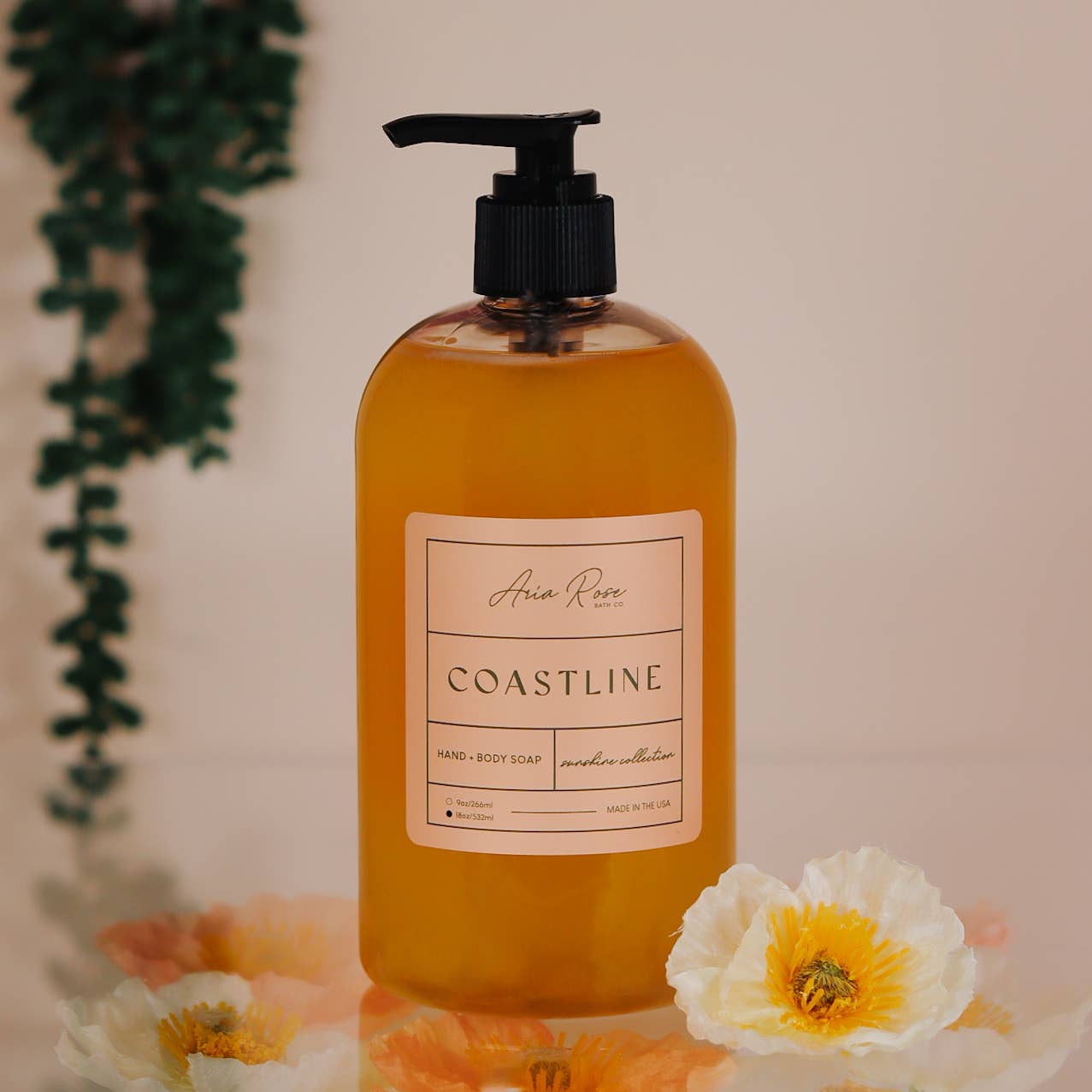 Coastline Hand + Body Liquid Soap - Sunshine Collection: 9 oz, photo 3 of 4