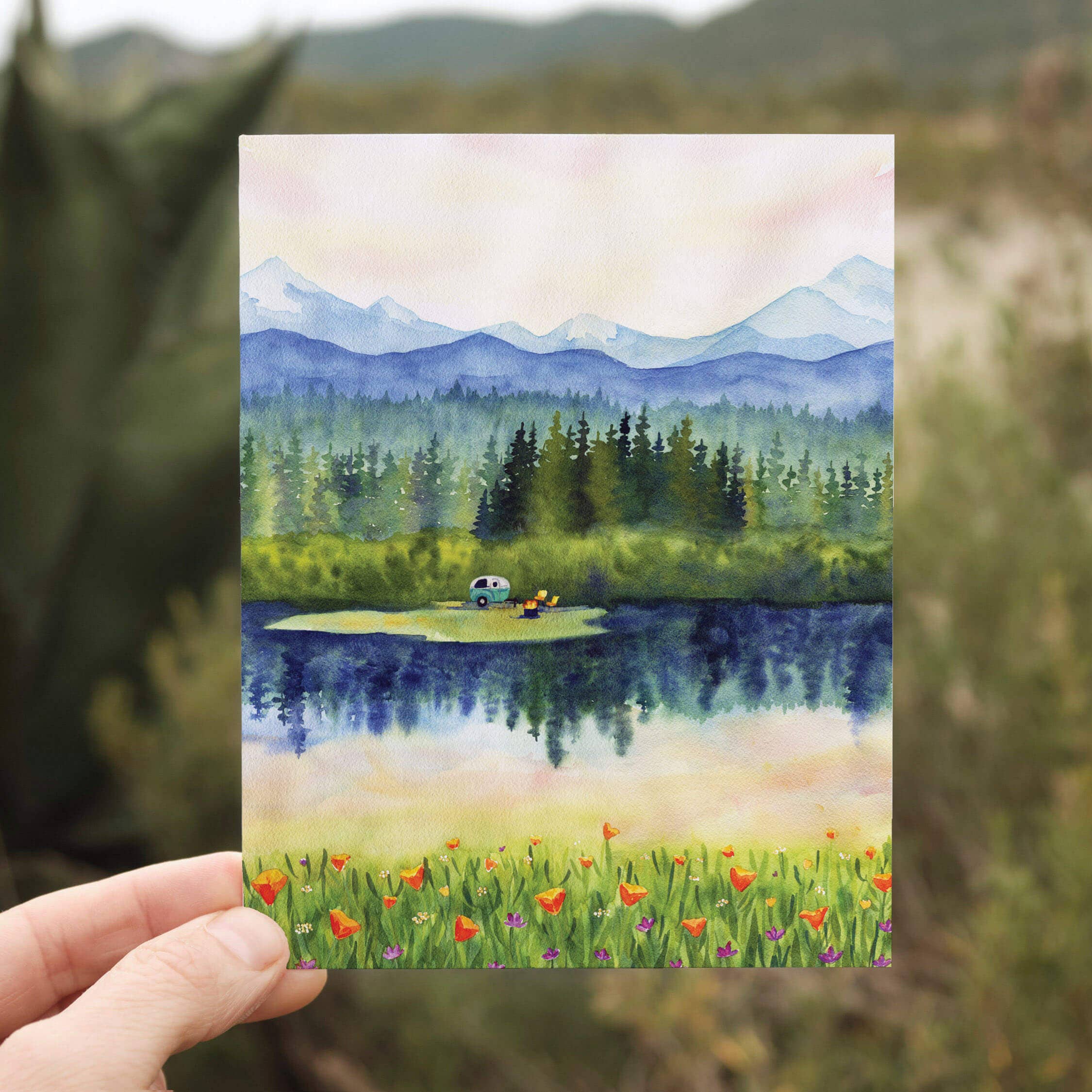 Adventure Summer Greeting Card | Everyday Outdoorsy Design: 1 Card, photo 3 of 6