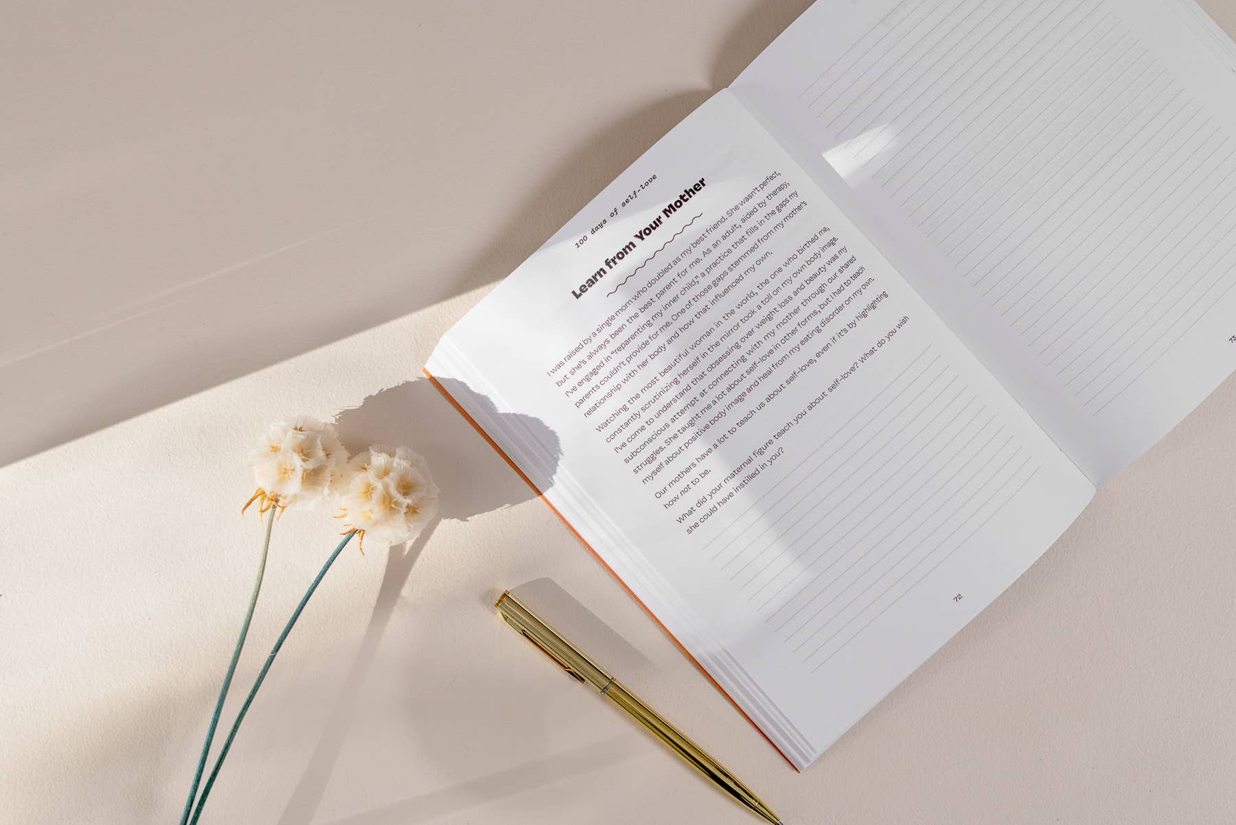 100 Days of Self-Love: Guided Self Care Journal, photo 3 of 3