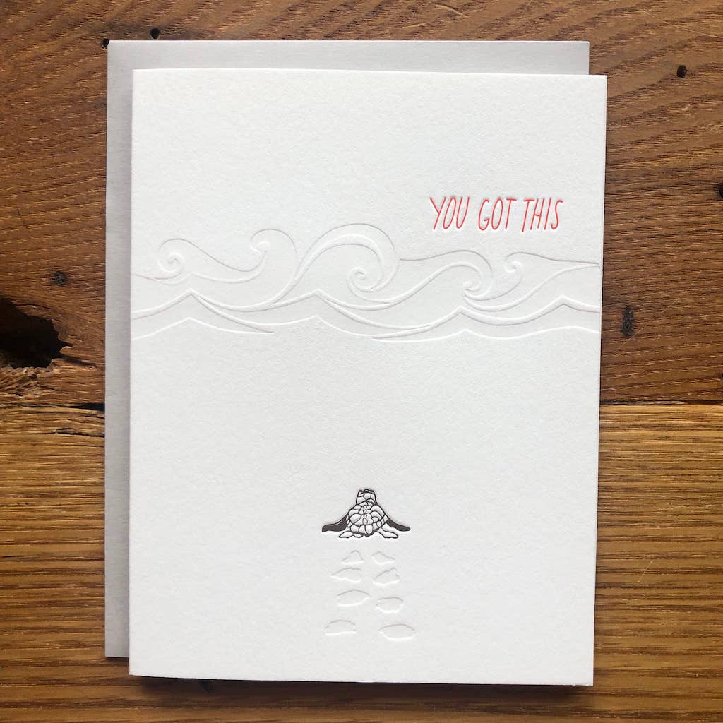 You Got This Letterpress Card, photo 1 of 3