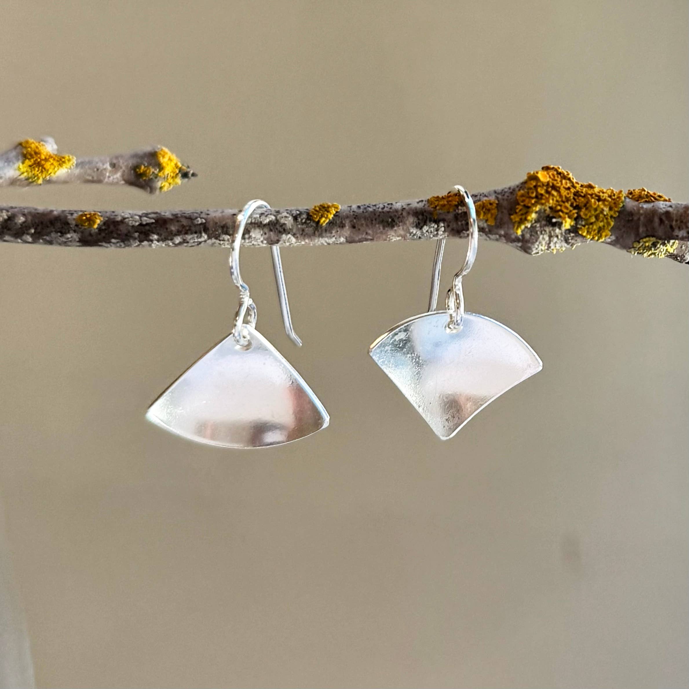 Fan Earrings: Points down, photo 1 of 2