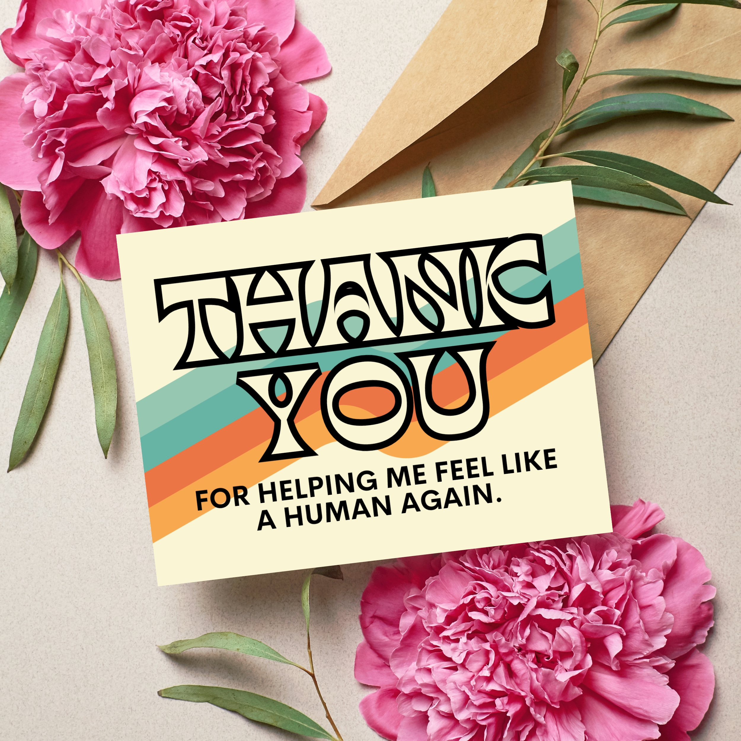 Thank You Card Funny, Gift for Nurse, Doctor, Therapist, photo 3 of 5