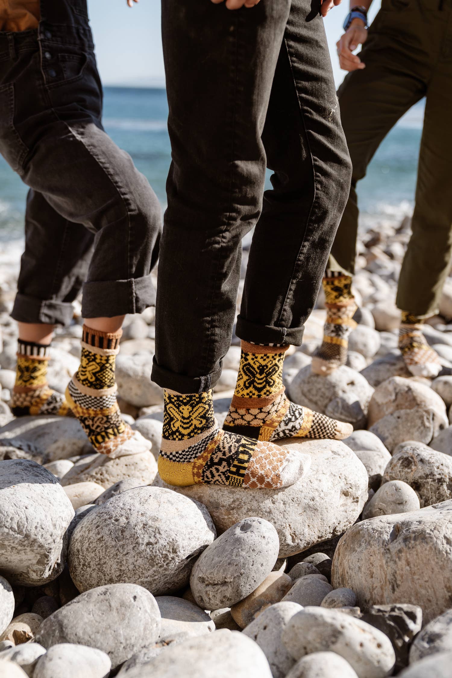 Honey Bee Crew Socks | Give Back to Help Save Pollinators: XL (Women 12+ / Men 11-14), photo 3 of 4