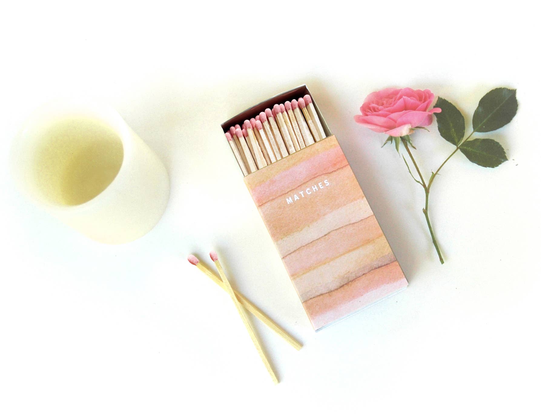 Earth Tones Large Matchbox | Pretty Home Decor | Candle Gift, photo 5 of 8