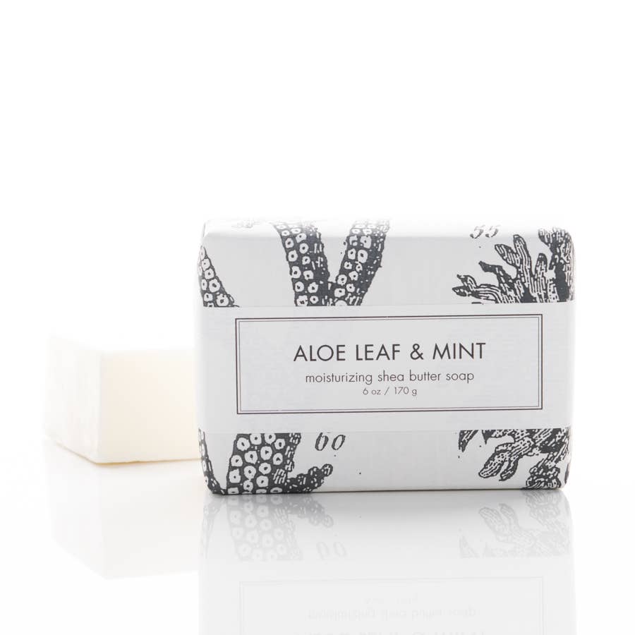 Aloe Leaf & Mint Shea Butter Soap - Bath Bar, photo 3 of 6