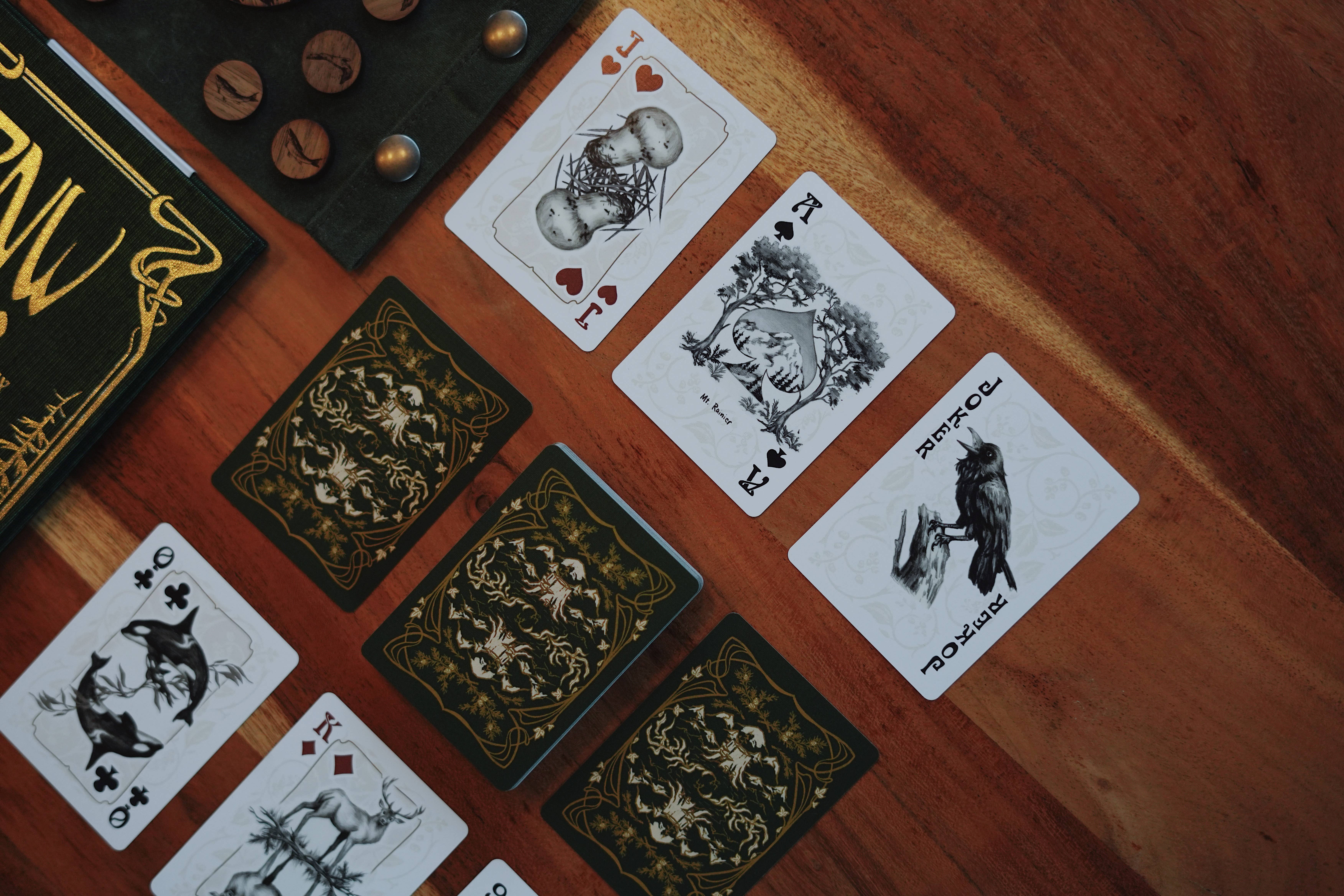 PNW Evergreen Playing Cards, photo 2 of 4