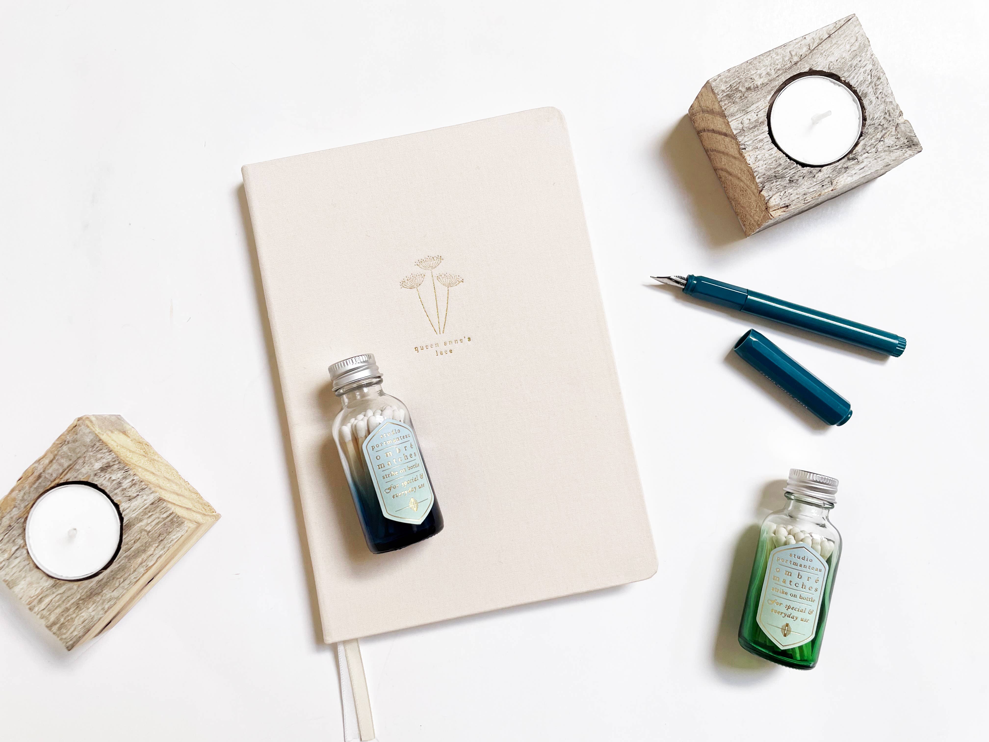 Midnight Blue Ombré Match Bottle | Fine Match Jar, photo 7 of 7