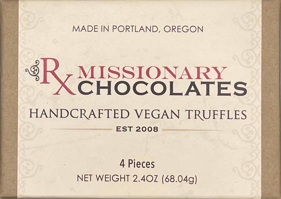 Whiskey Truffles - 4pc Box, photo 2 of 2