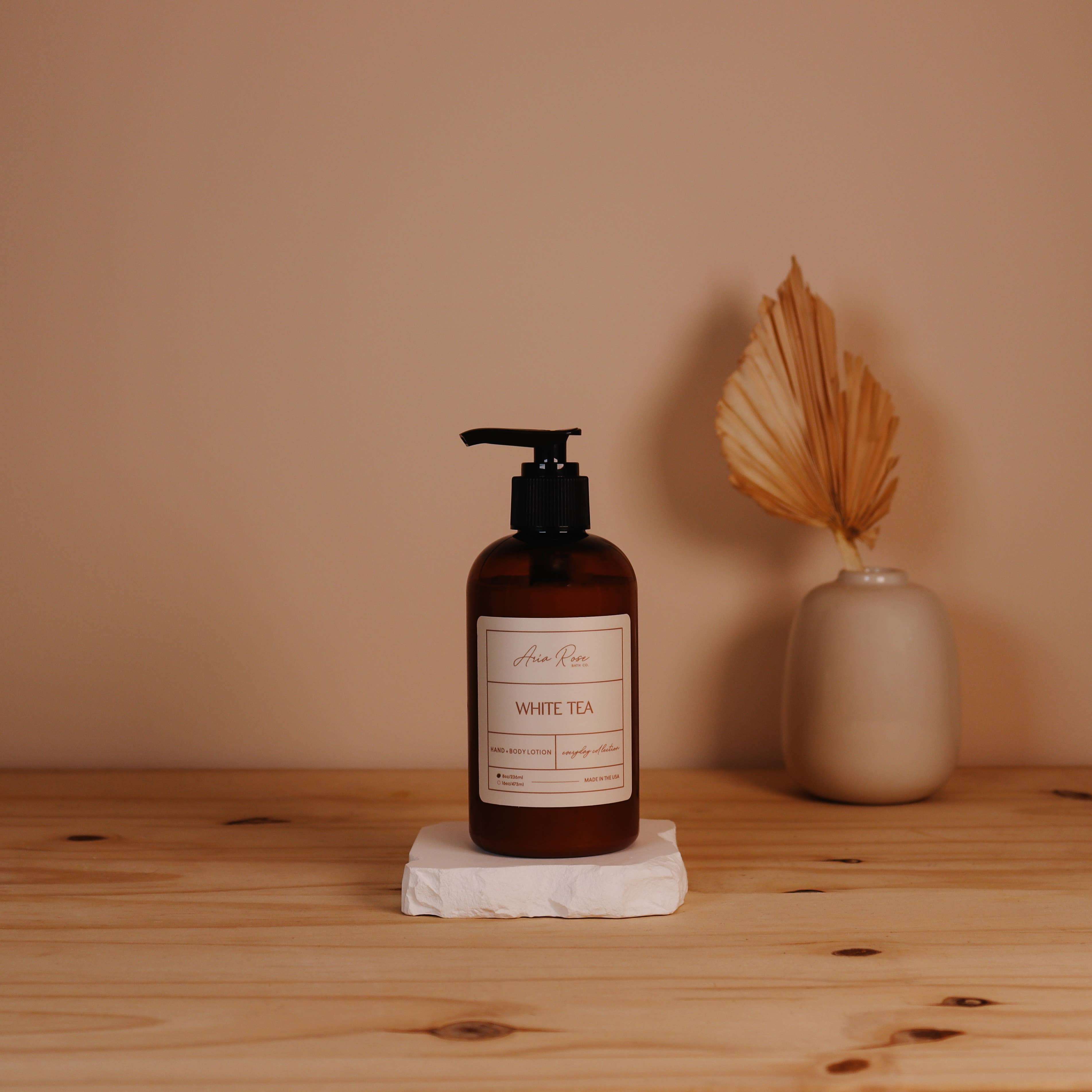 White Tea Hand + Body Lotion: 8oz, photo 1 of 4
