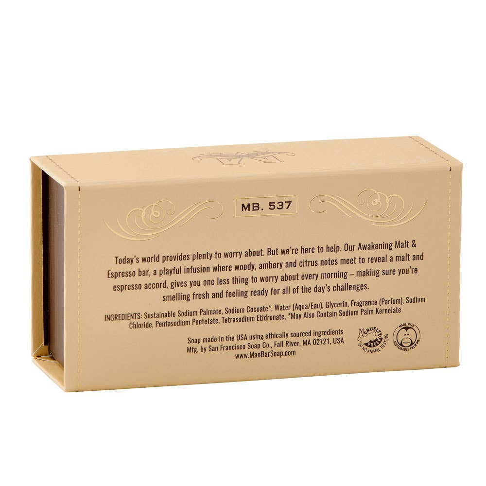 Malt & Espresso 10oz Man Bar, photo 2 of 3