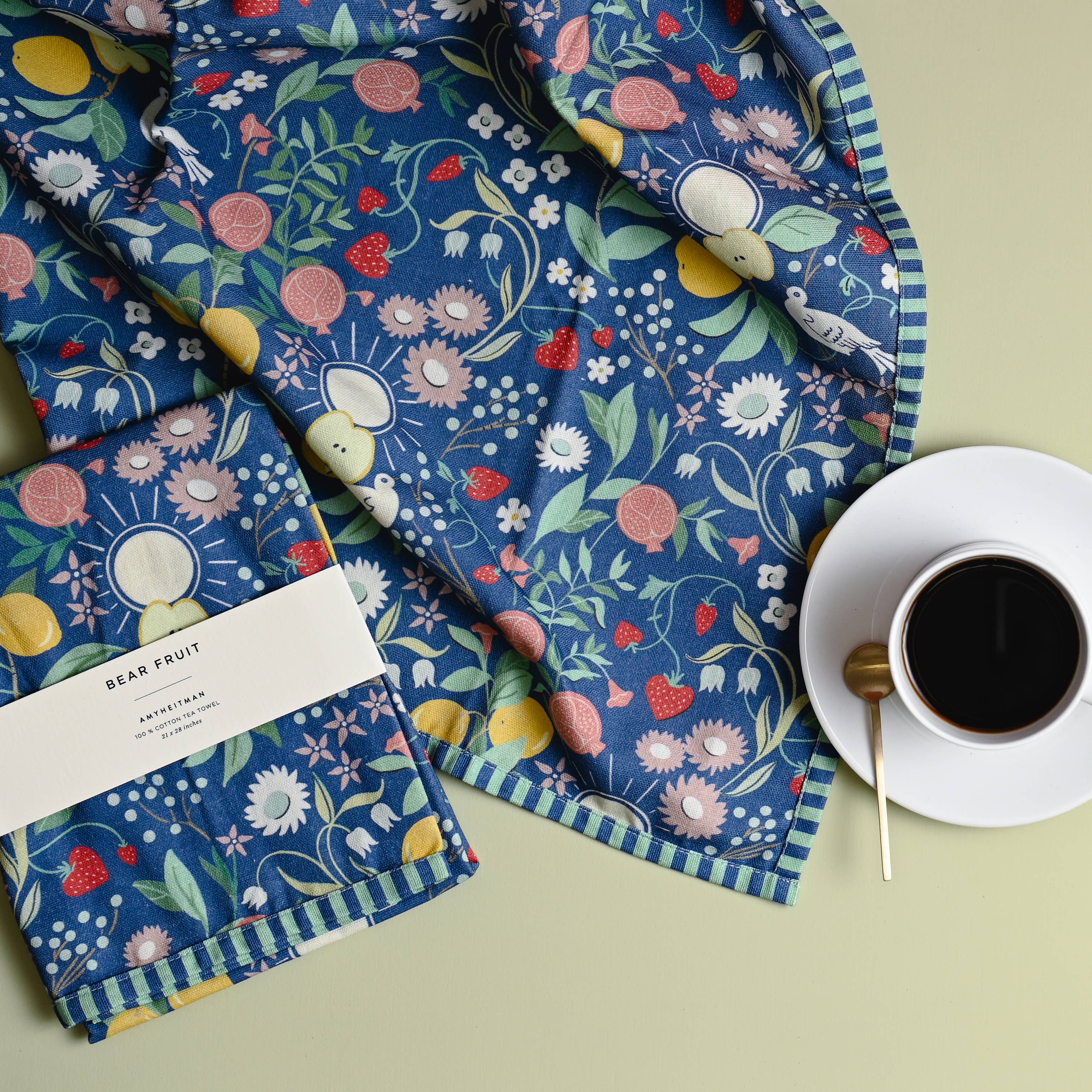 Bear Fruit Tea Towel, photo 2 of 2