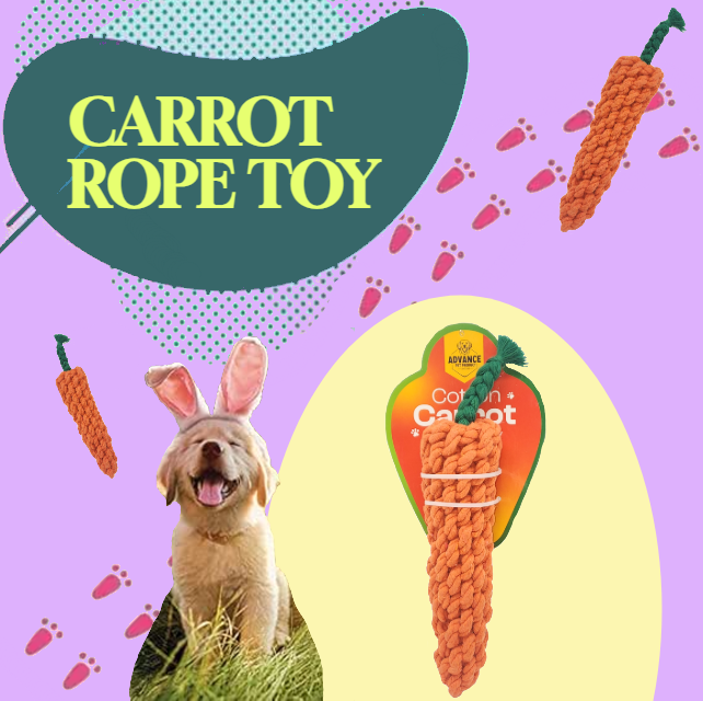 Cotton Carrot Interactive Rope Toy, photo 2 of 4