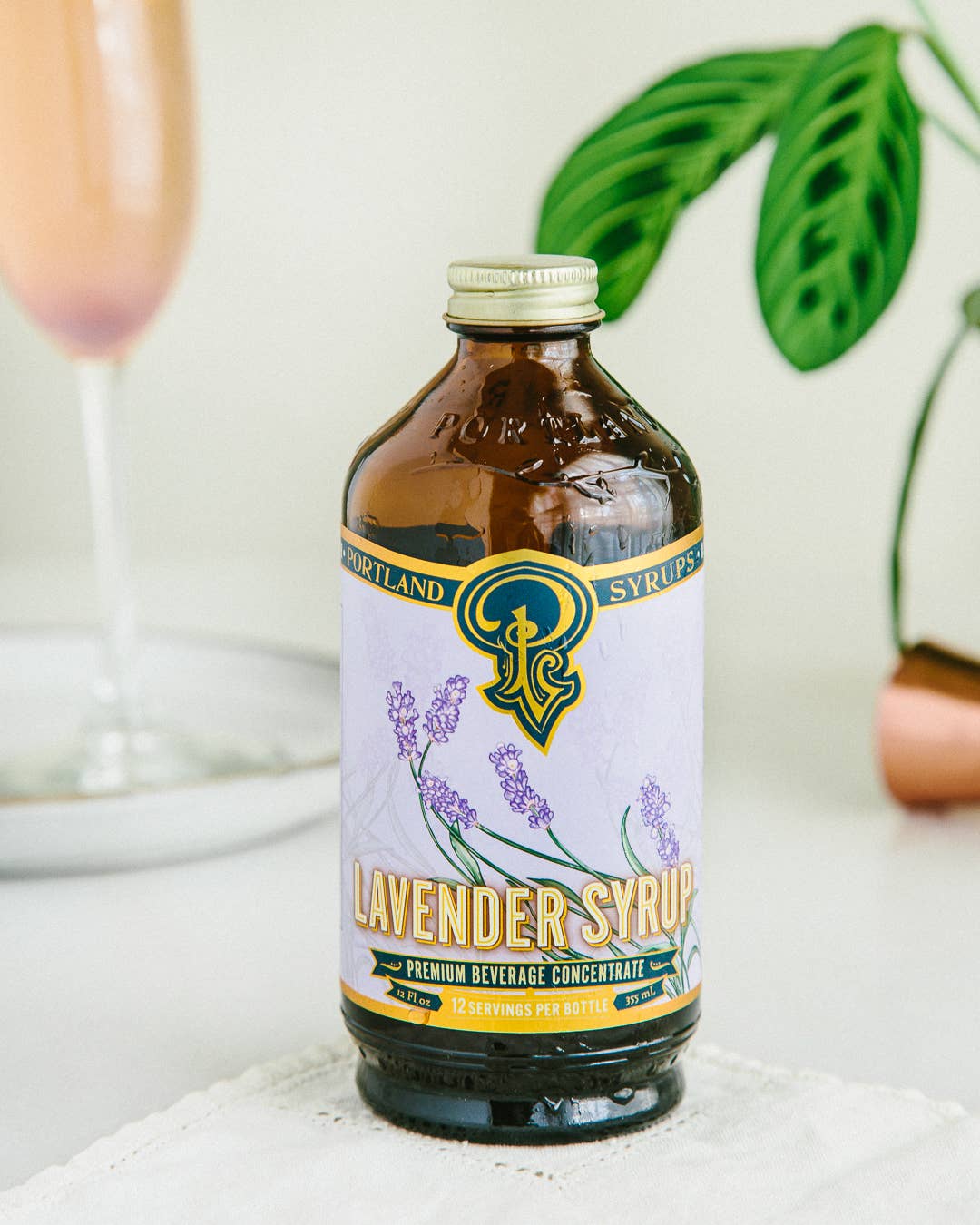 Lavender Syrup 12oz - cocktail / mocktail beverage mixer, photo 5 of 8