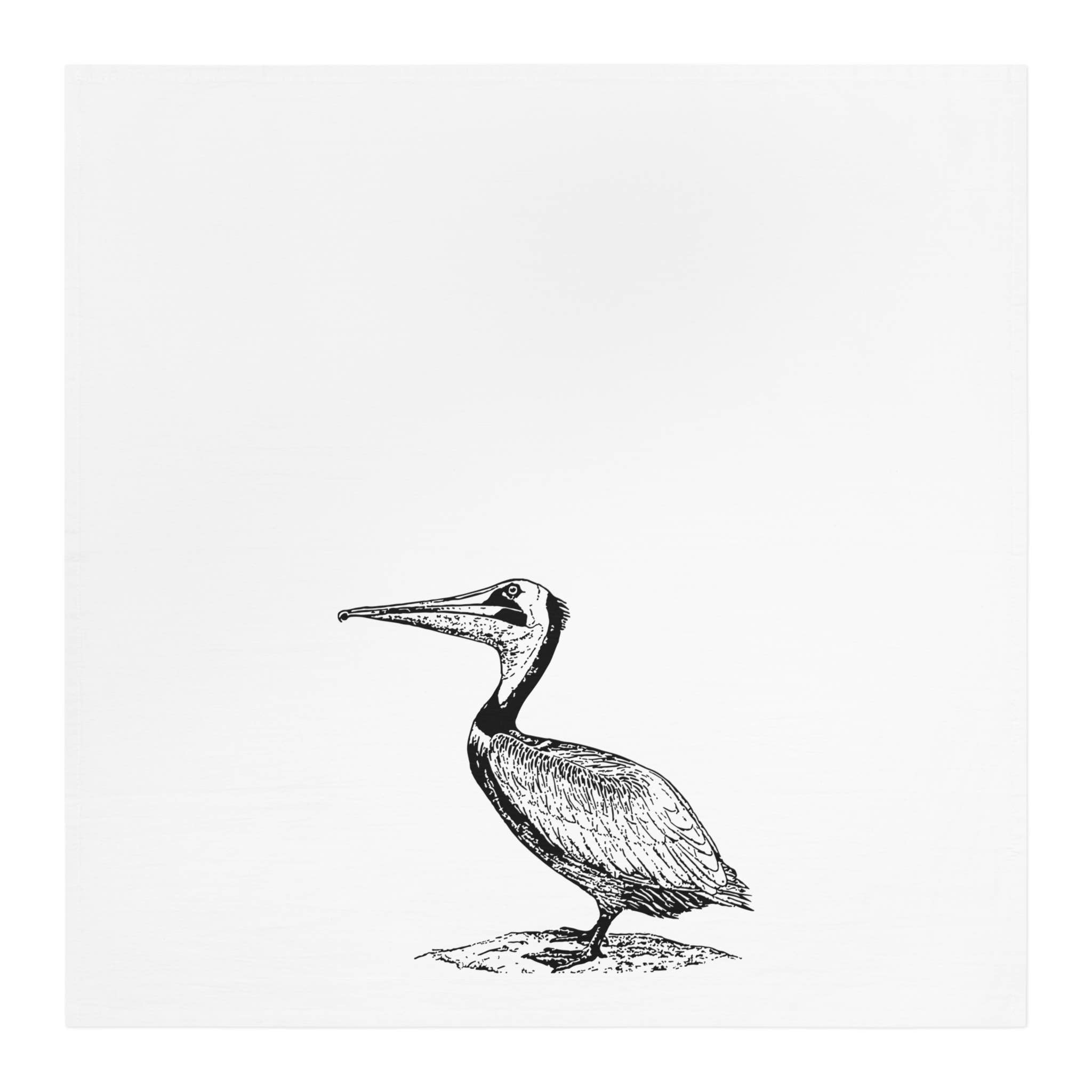 Brown Pelican 100% Organic Cotton Printed Kitchen Tea Towel, photo 3 of 6