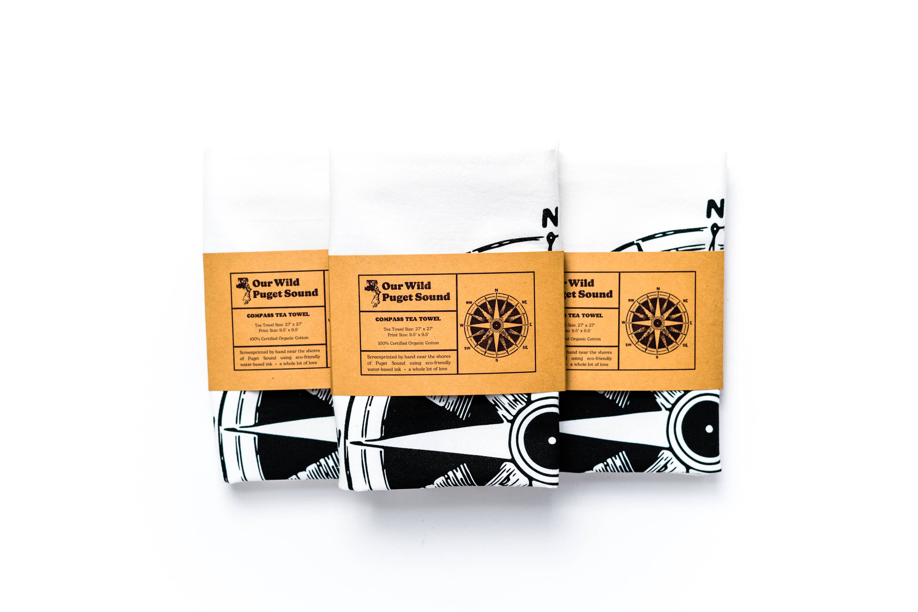 Compass Tea Towel, photo 4 of 5