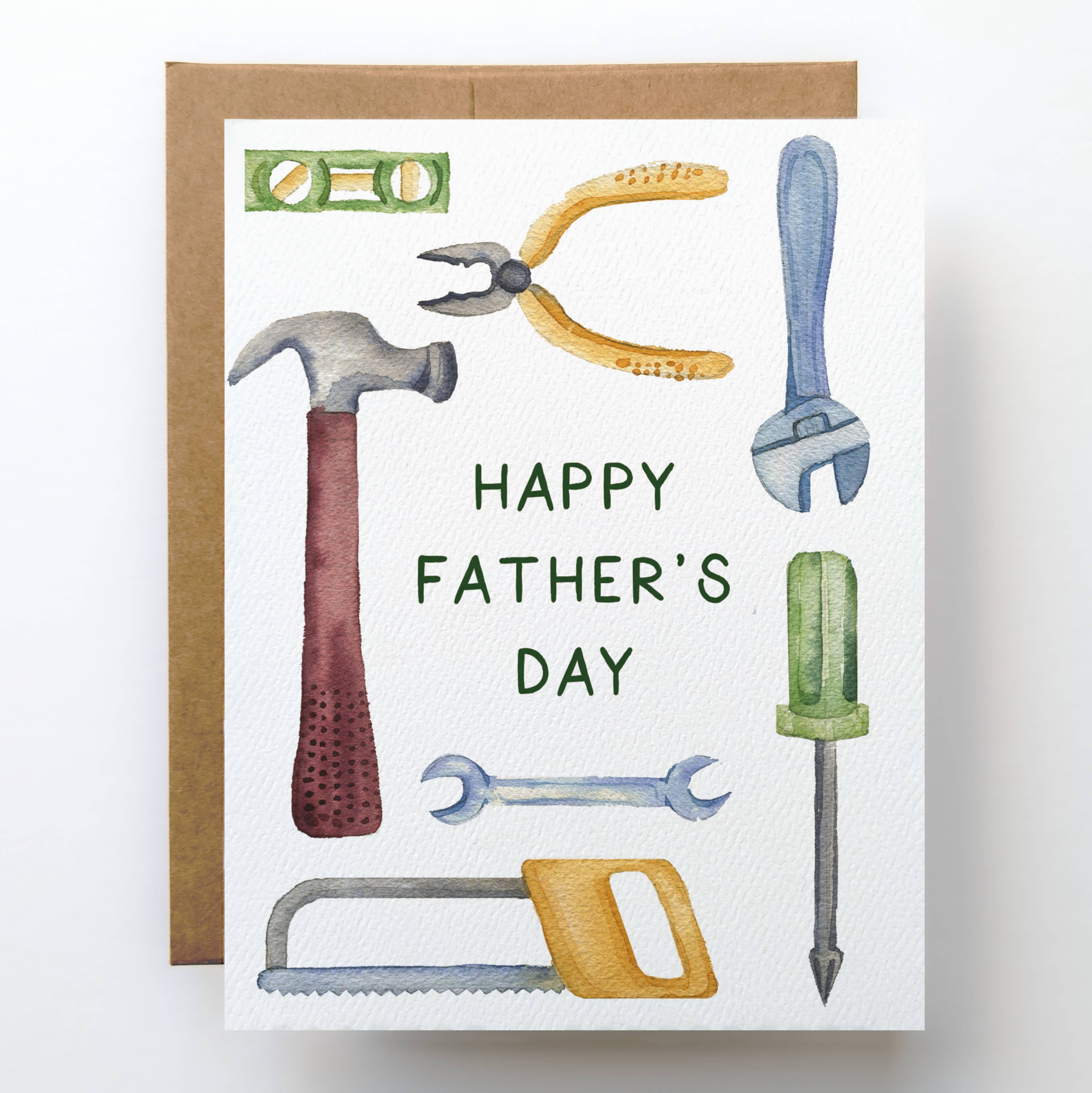 Father's Day Card | Handyman Dad and Tools Design, photo 1 of 4