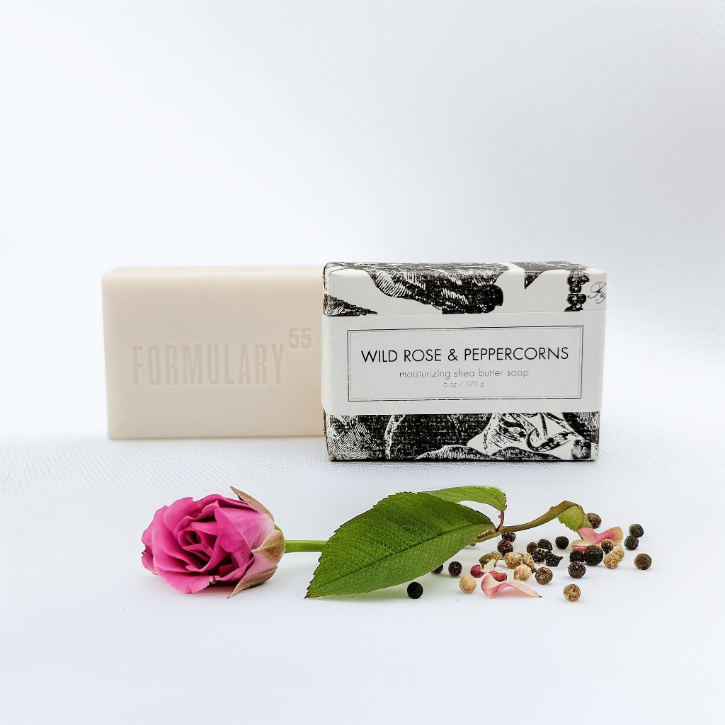 NEW Wild Rose & Peppercorns Shea Butter Soap - Bath Bar, photo 2 of 2