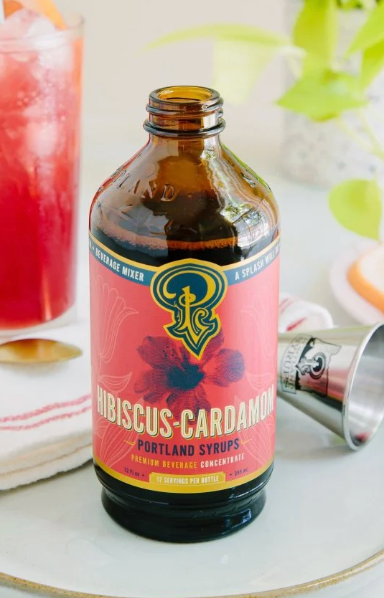 Hibiscus Cardamom Mini-Syrup