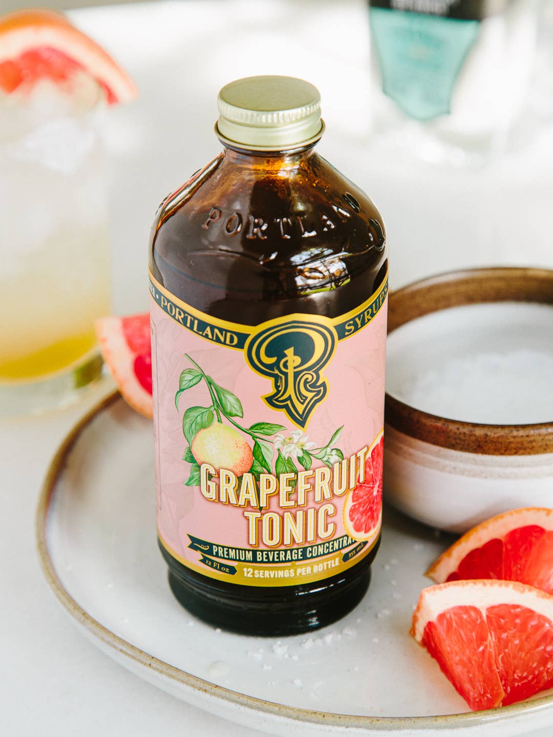 Grapefruit Tonic 12oz - cocktail / mocktail beverage mixer, photo 5 of 8