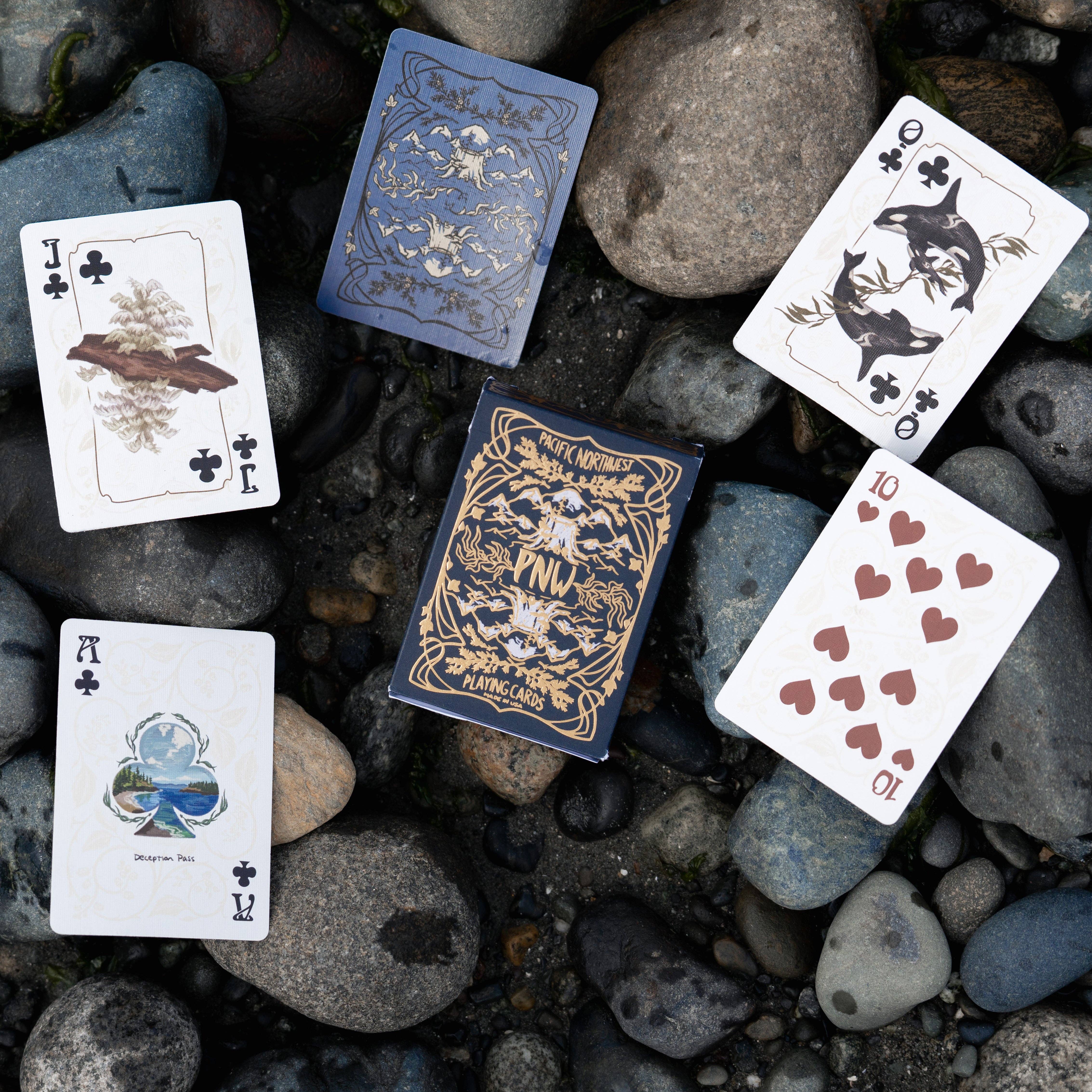 PNW Mist Playing Cards, photo 2 of 3