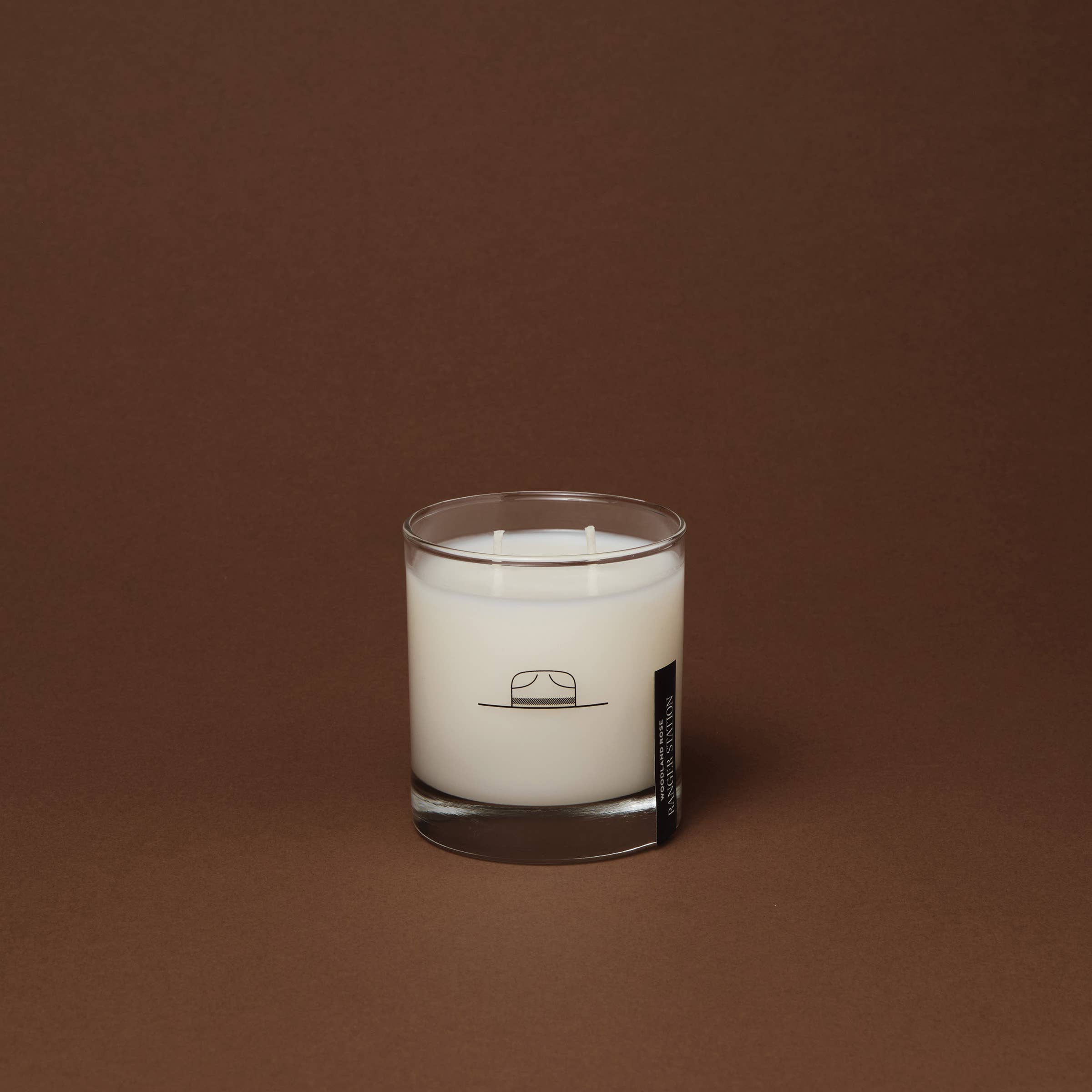 WOODLAND ROSE CANDLE: 11oz Rocks Glass, photo 1 of 5