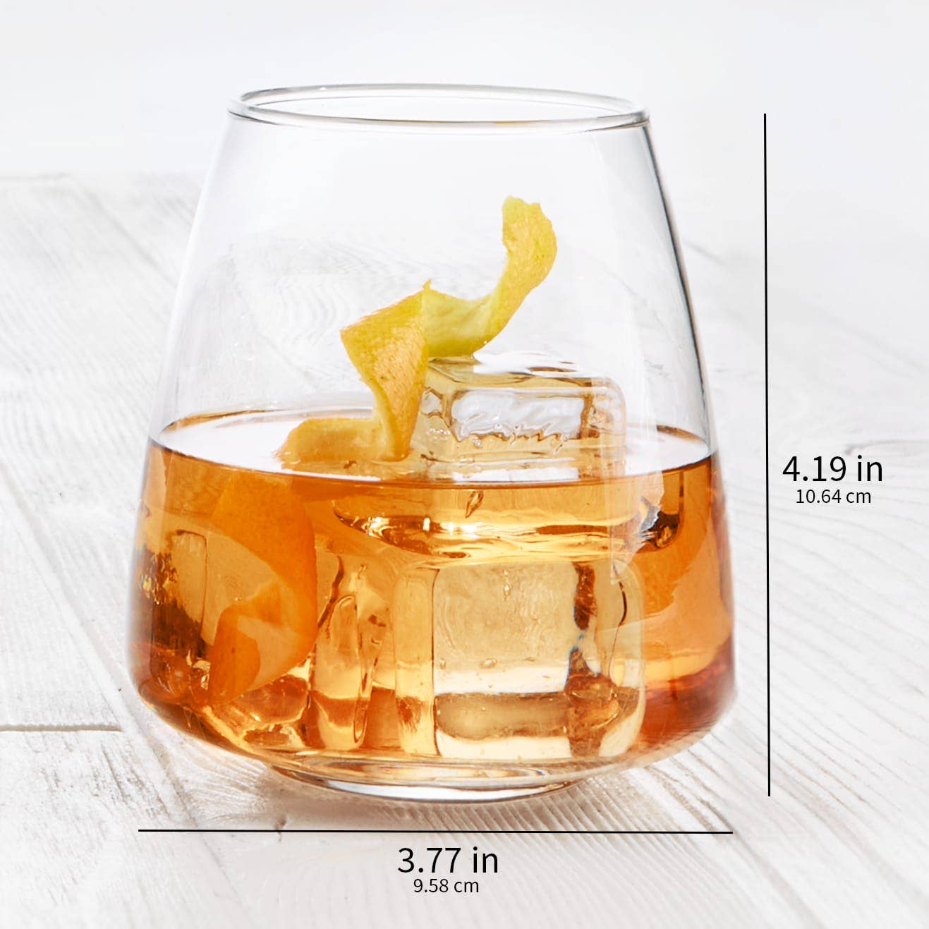 Stemless AP Tapered Wine Glass, 16-ounce, photo 3 of 6