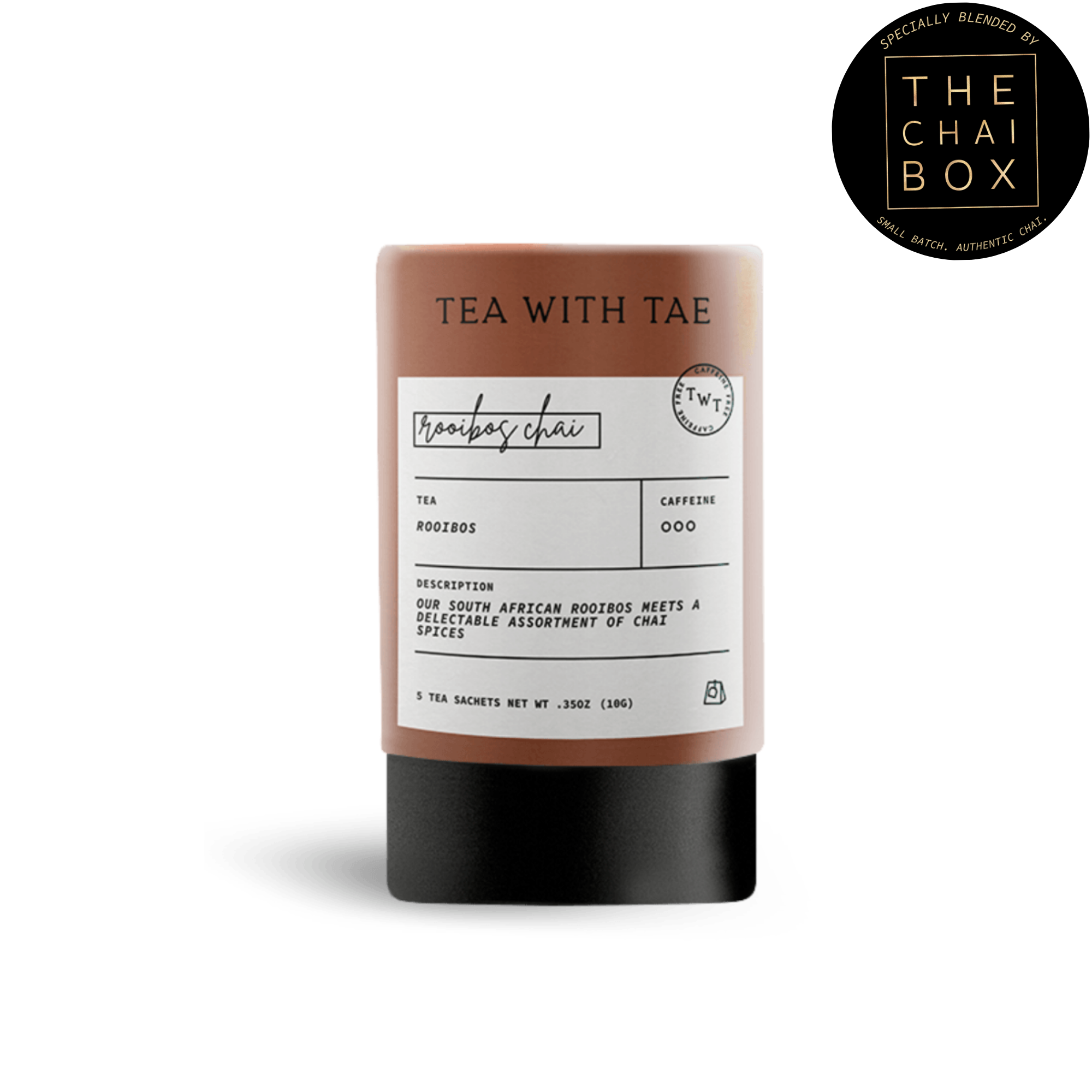 Rooibos Chai Herbal Decaf Mini Tube Gift, photo 1 of 8